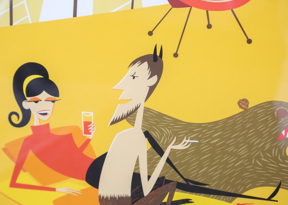 Shag Limited Edition Serigraph "Mellow Bacchanal"