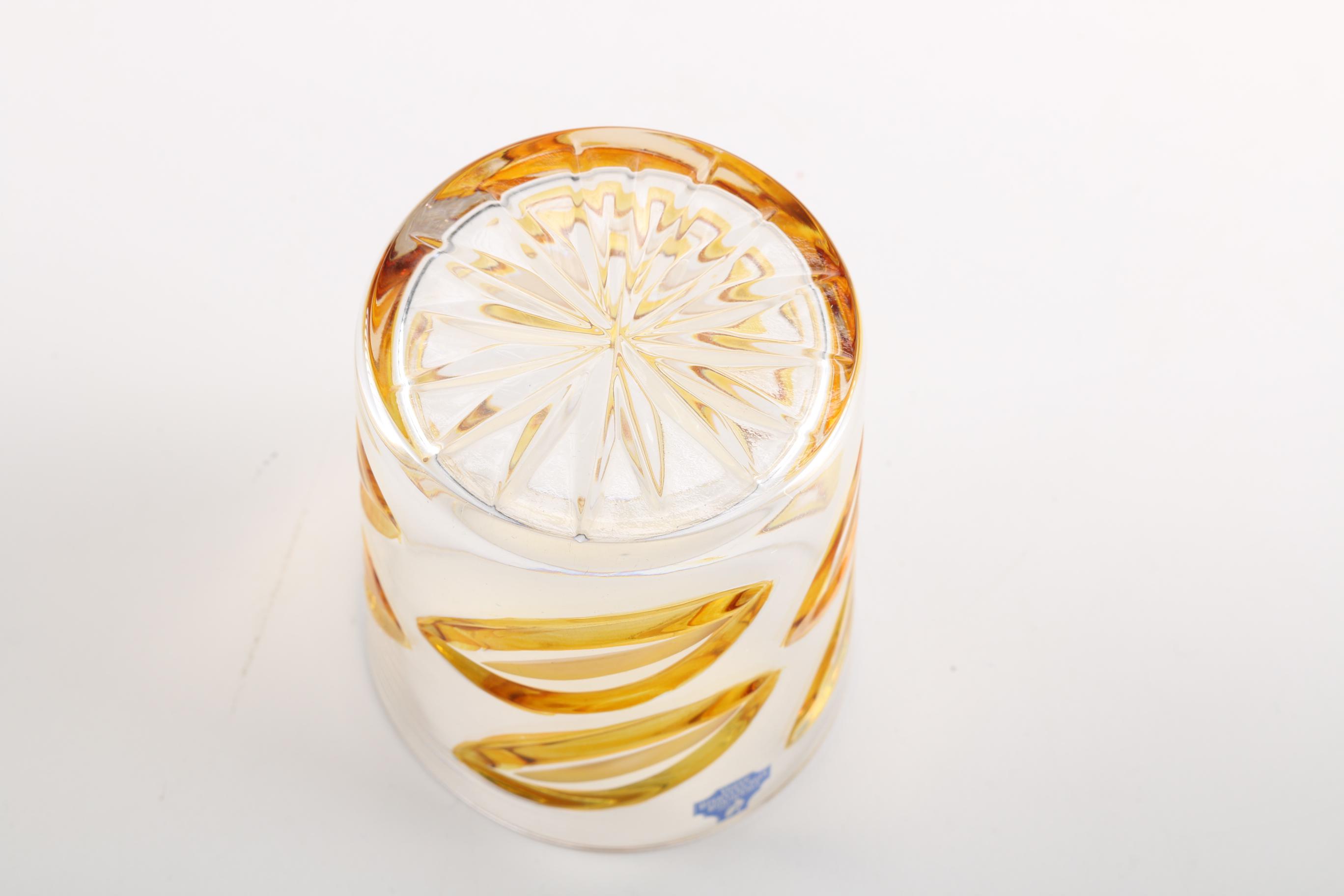 Russian Crystal Decanter Set