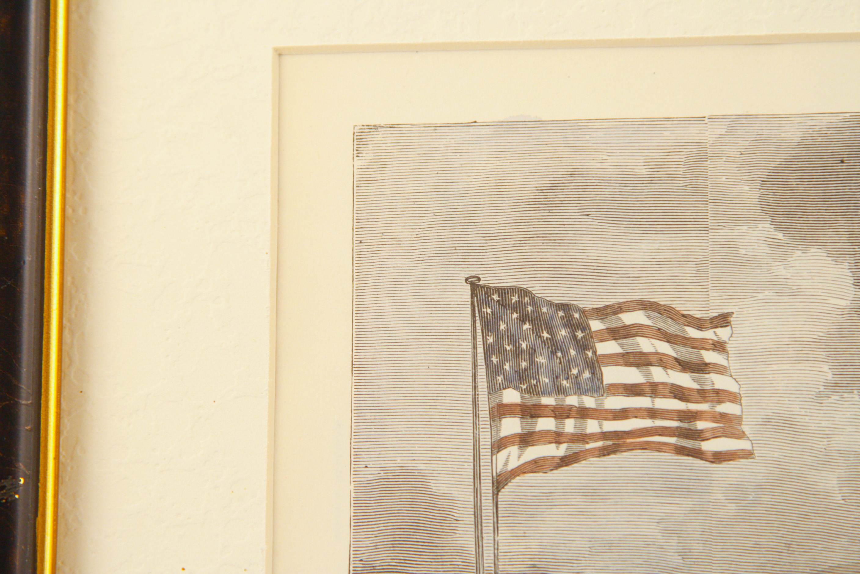 1861 Harper's Weekly Wood Engraving "The Defense of Lexington"