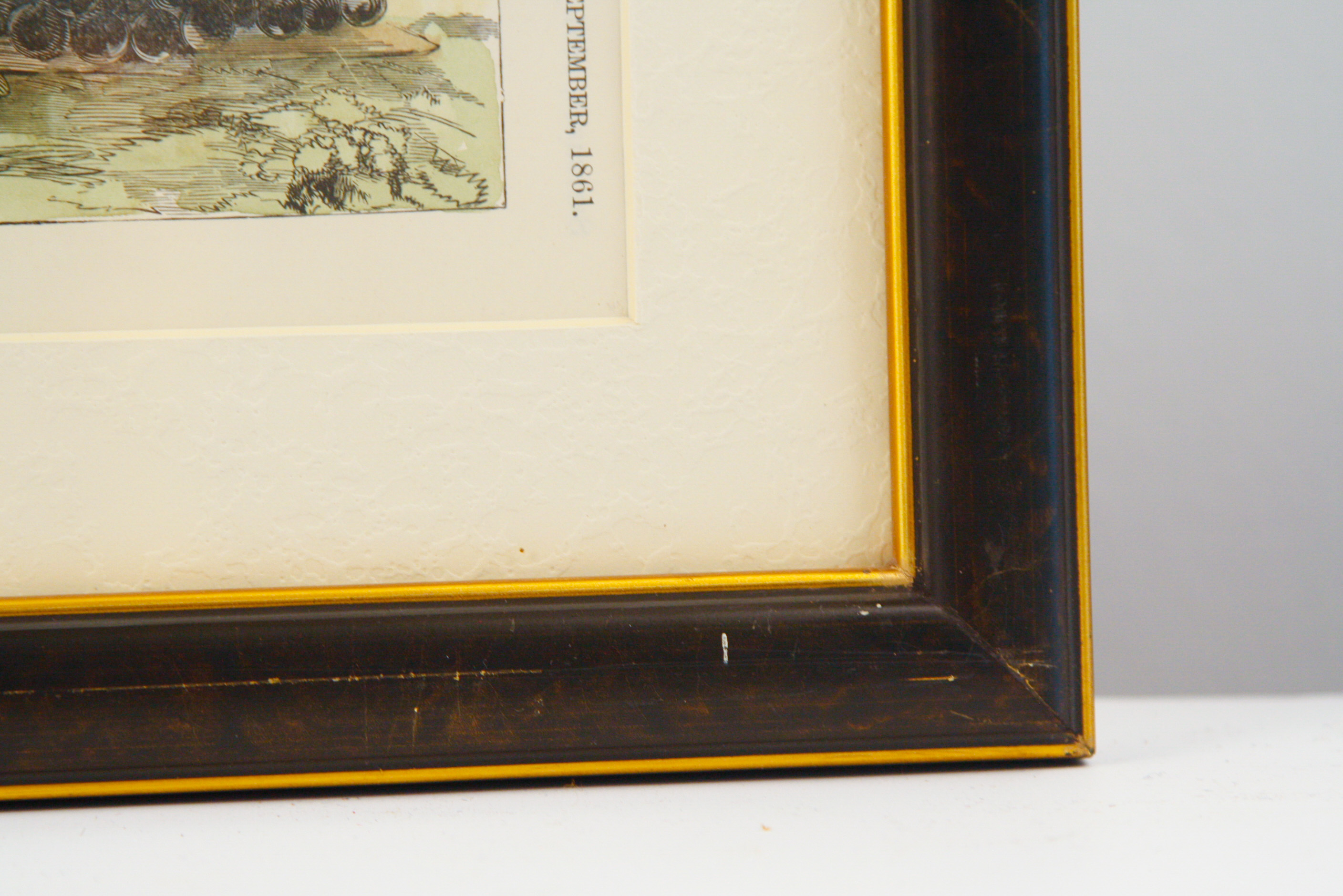 1861 Harper's Weekly Wood Engraving "The Defense of Lexington"