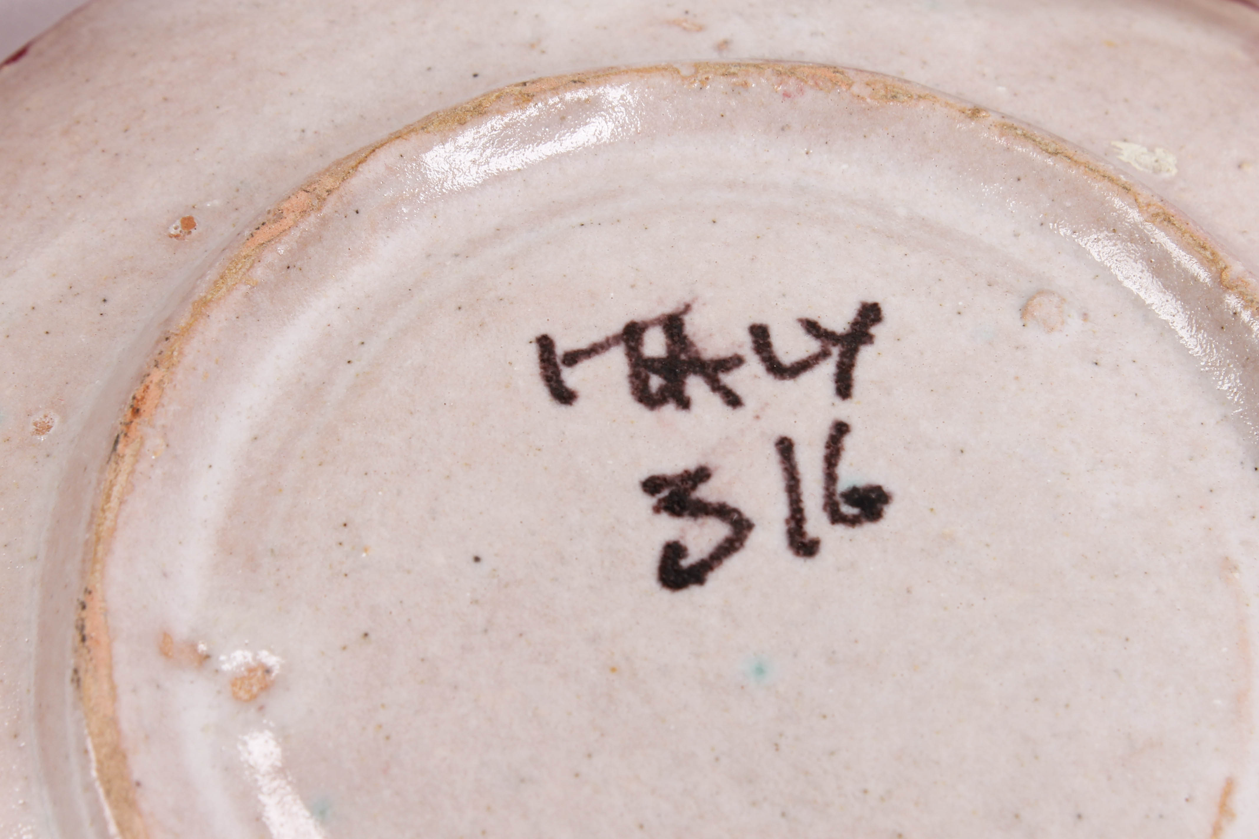 Set of Hand-Painted Italian Dinnerware