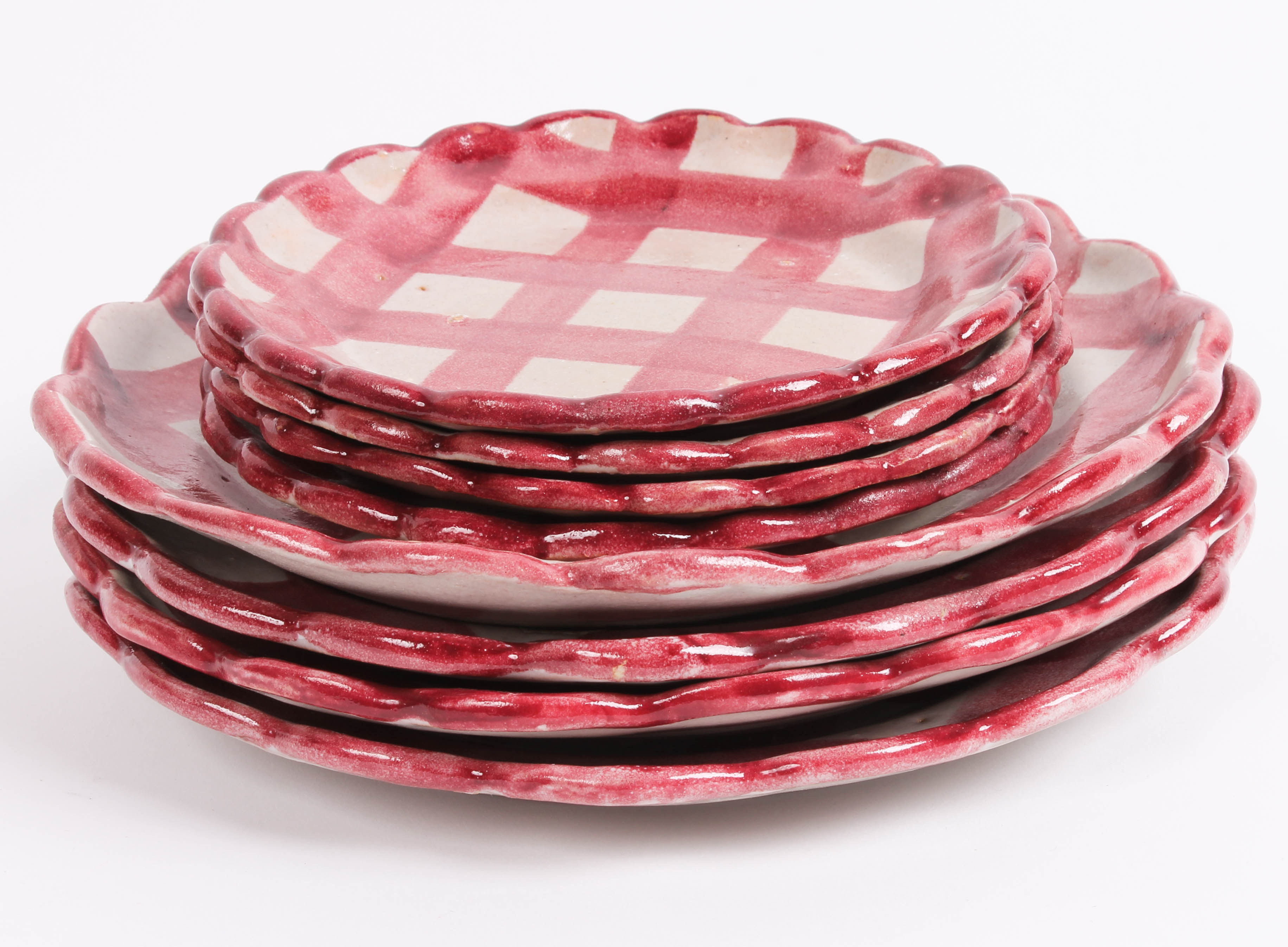 Set of Hand-Painted Italian Dinnerware