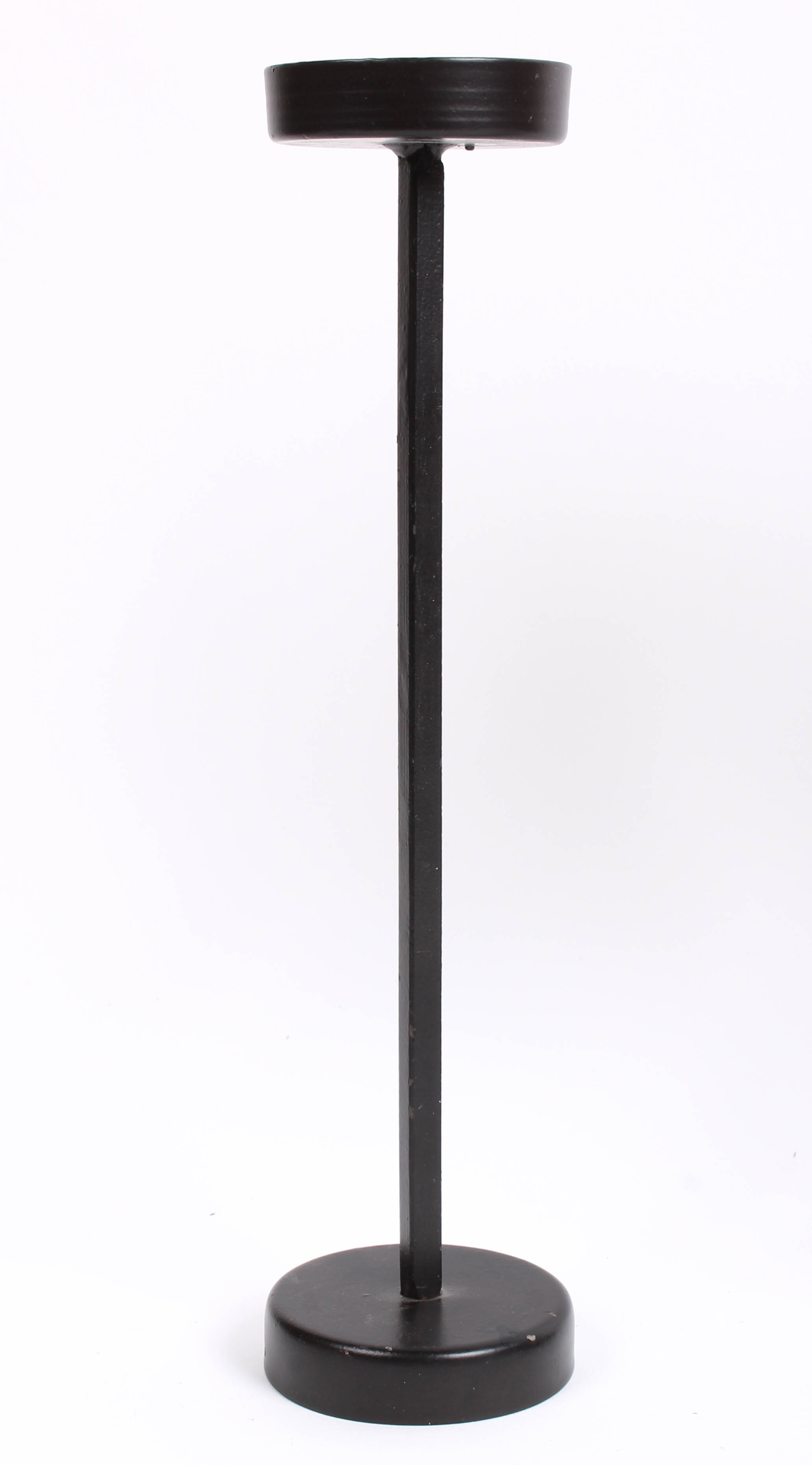 Metal and Mosaic Glass Candleholders