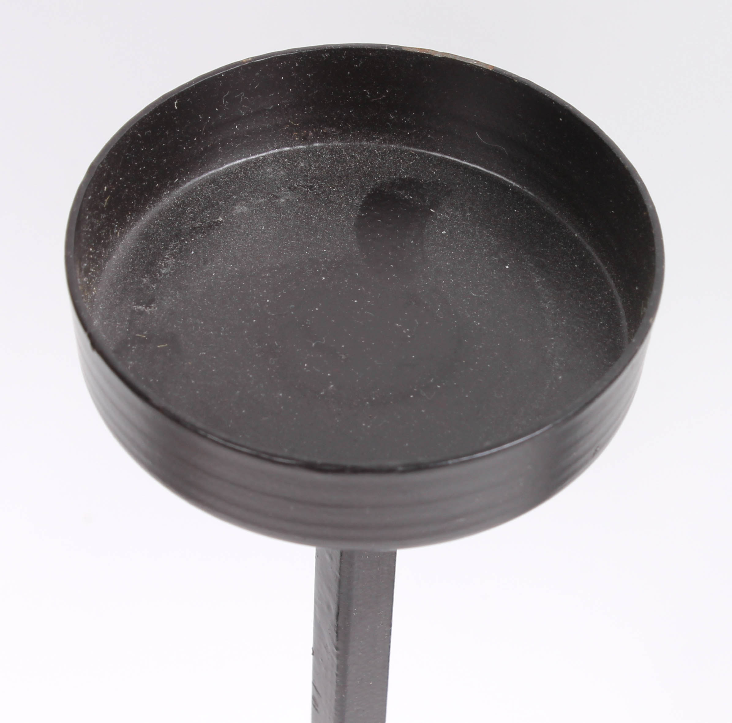 Metal and Mosaic Glass Candleholders