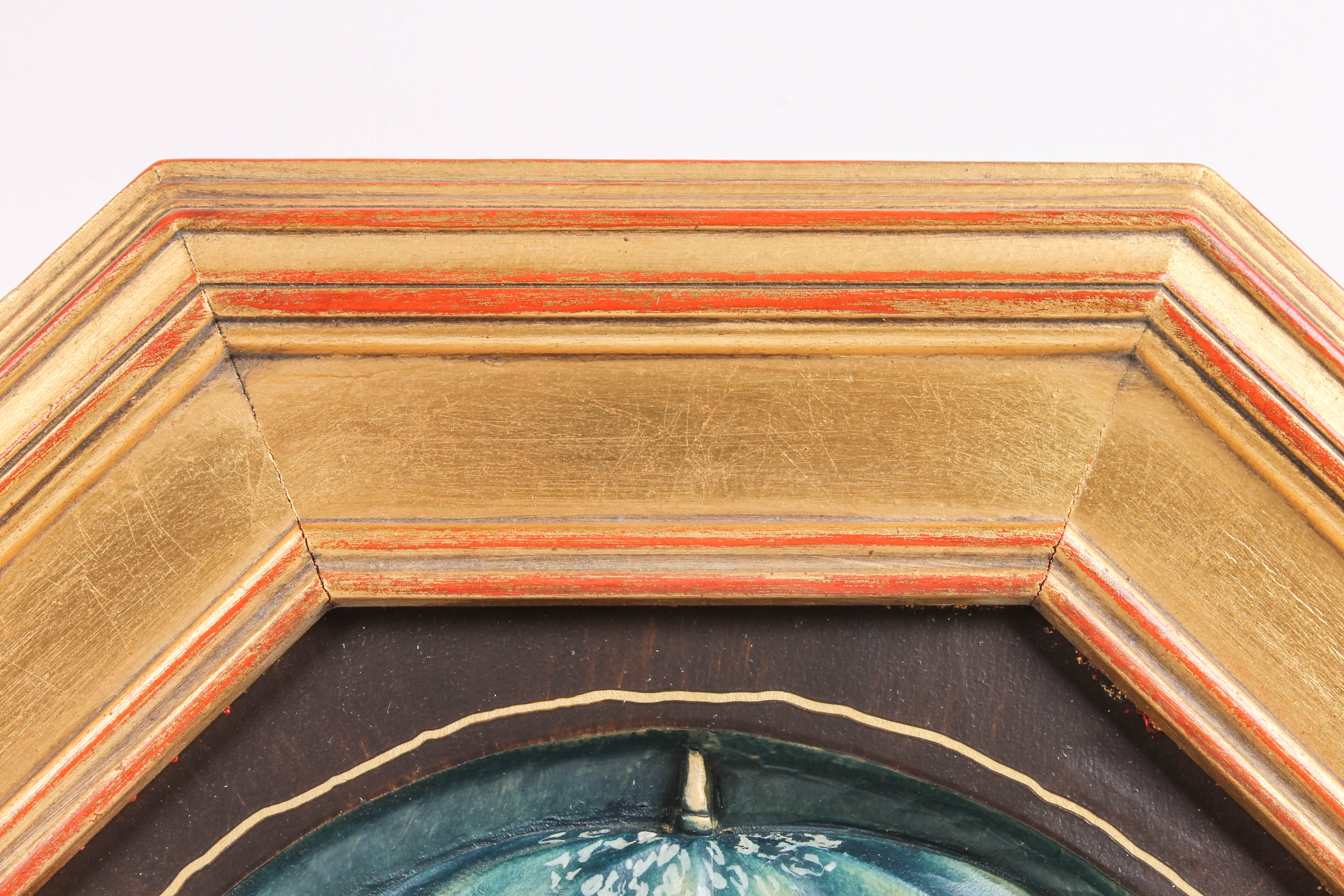 Juan Ferrandiz by Anri Carved Wood Plaque "Riding Thru the Rain"