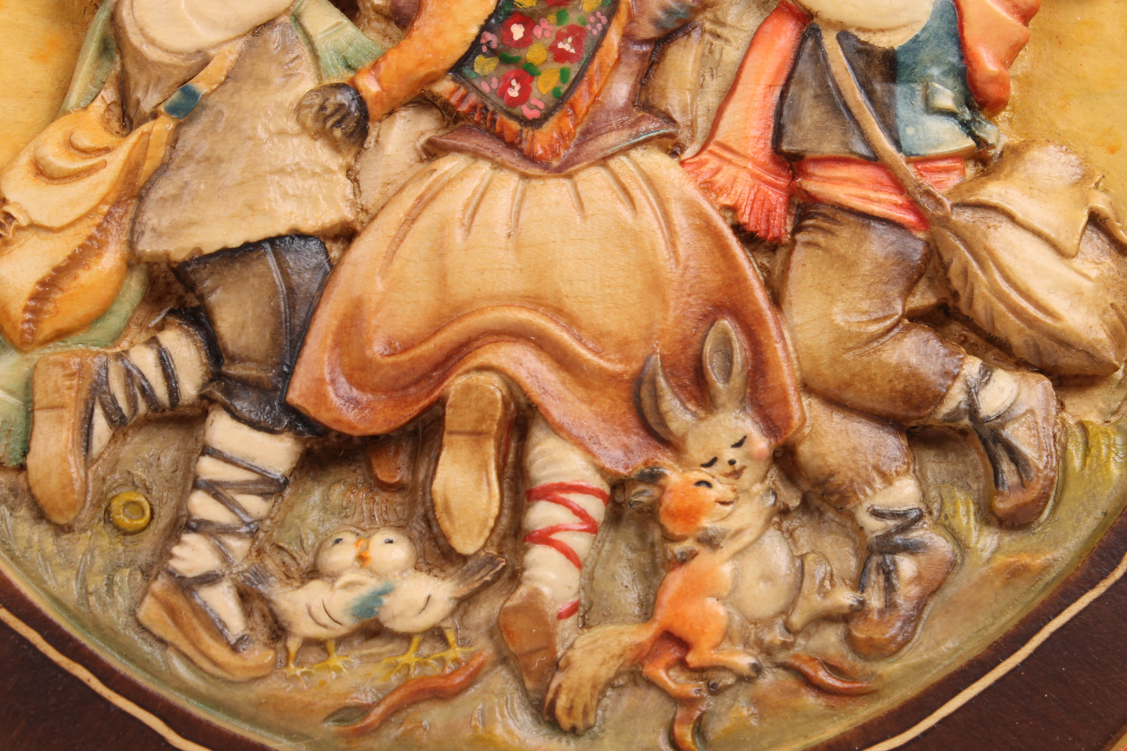 Juan Ferrandiz by Anri "Spring Dance- La Sardana" Wooden Carving