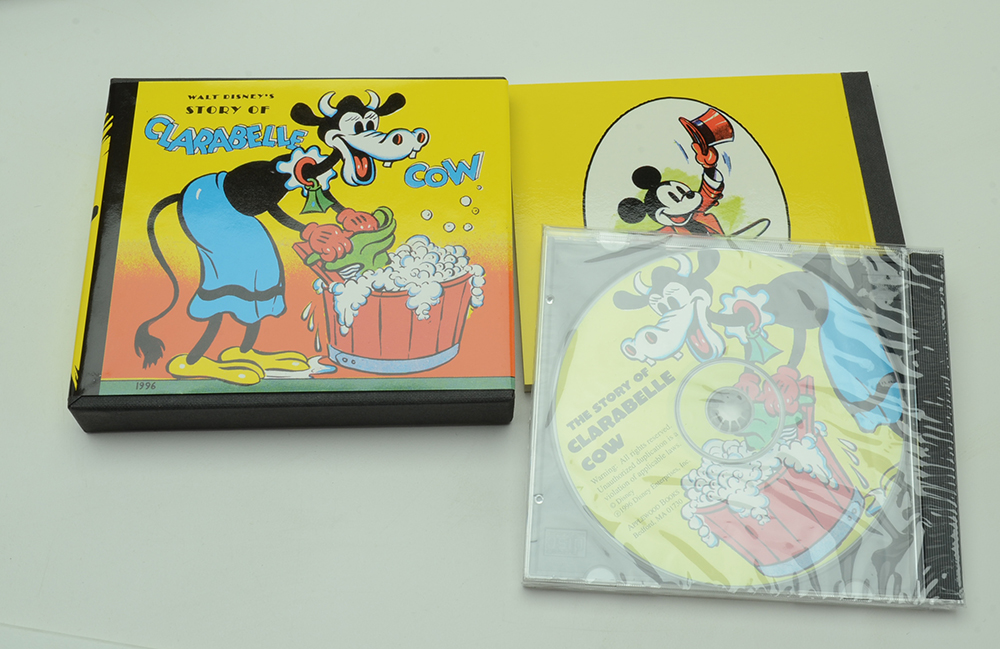 Limited Edition "Walt Disney's Story of..." Reproduction Books With Audiobooks
