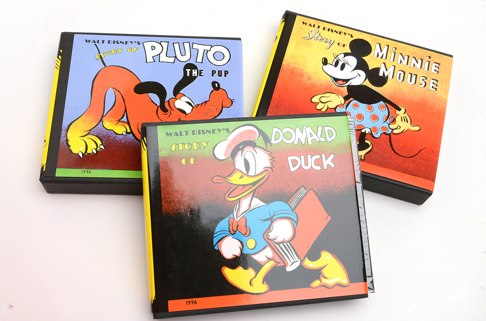 Limited Edition "Walt Disney's Story of..." Reproduction Books With Audiobooks