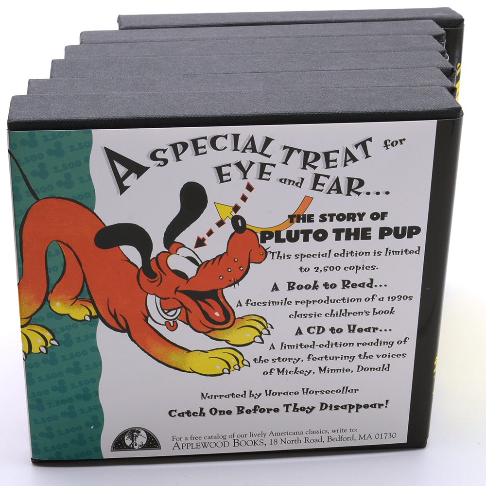Limited Edition "Walt Disney's Story of..." Reproduction Books With Audiobooks