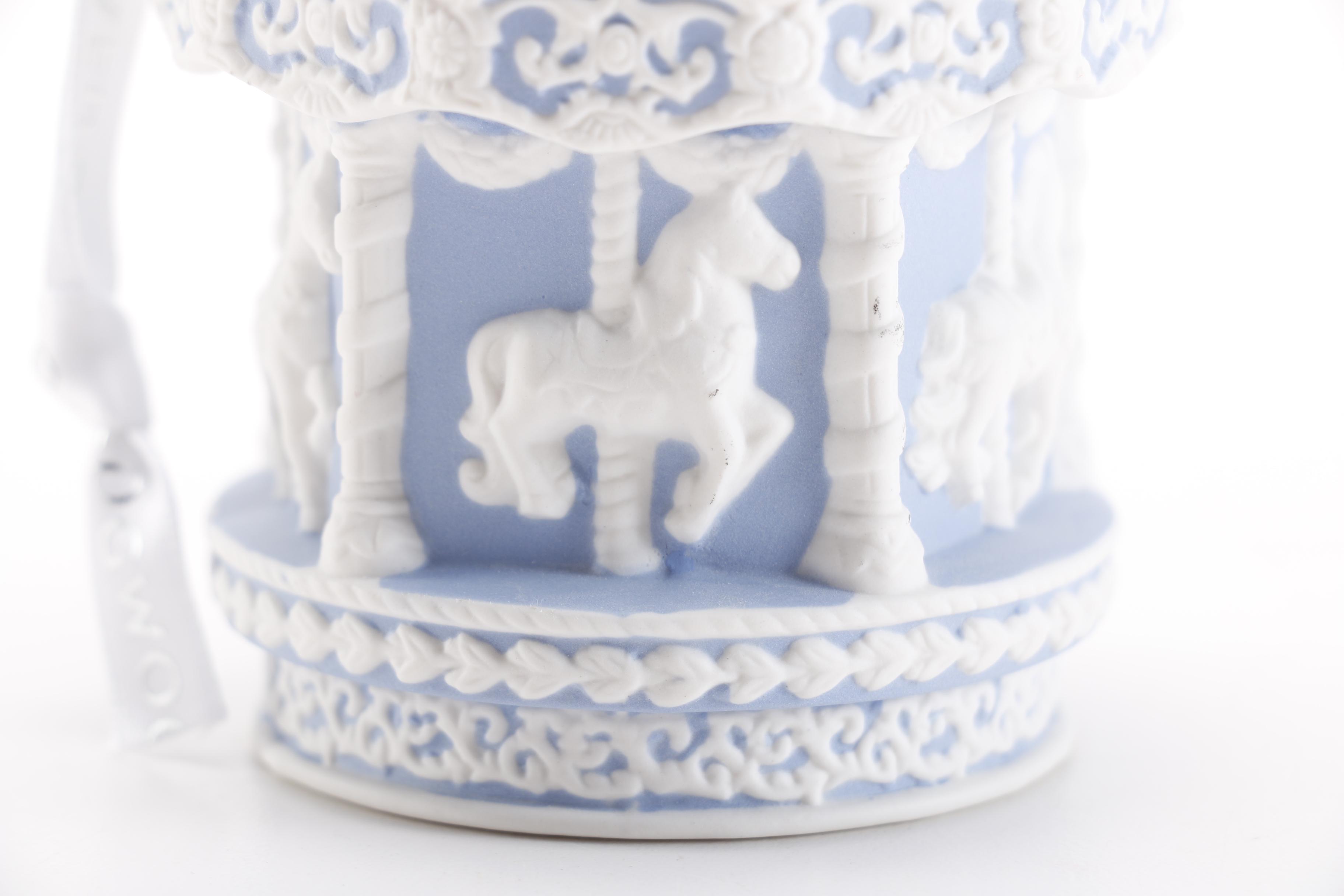 Wedgwood and Waterford Ornaments