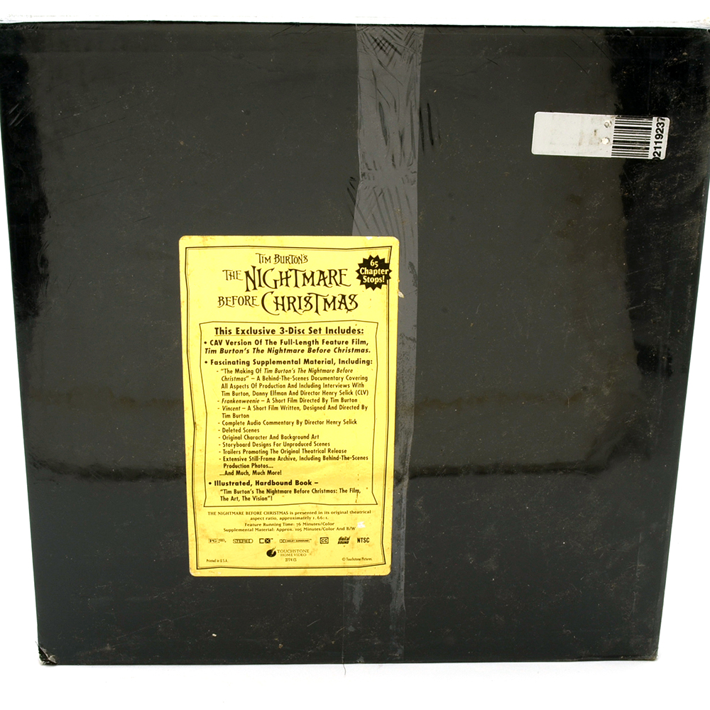 Tim Burton's "Nightmare Before Christmas" Deluxe CAV Laserdisc Edition