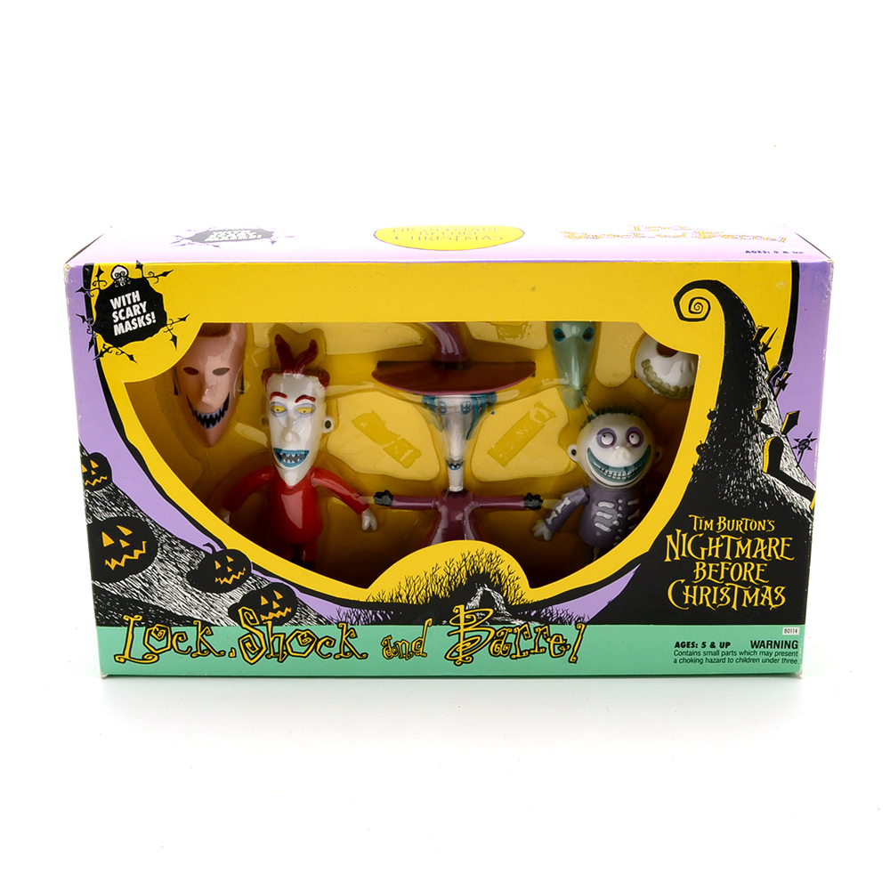 Tim Burton's "Nightmare Before Christmas" Lock, Shock and Barrel Play Set