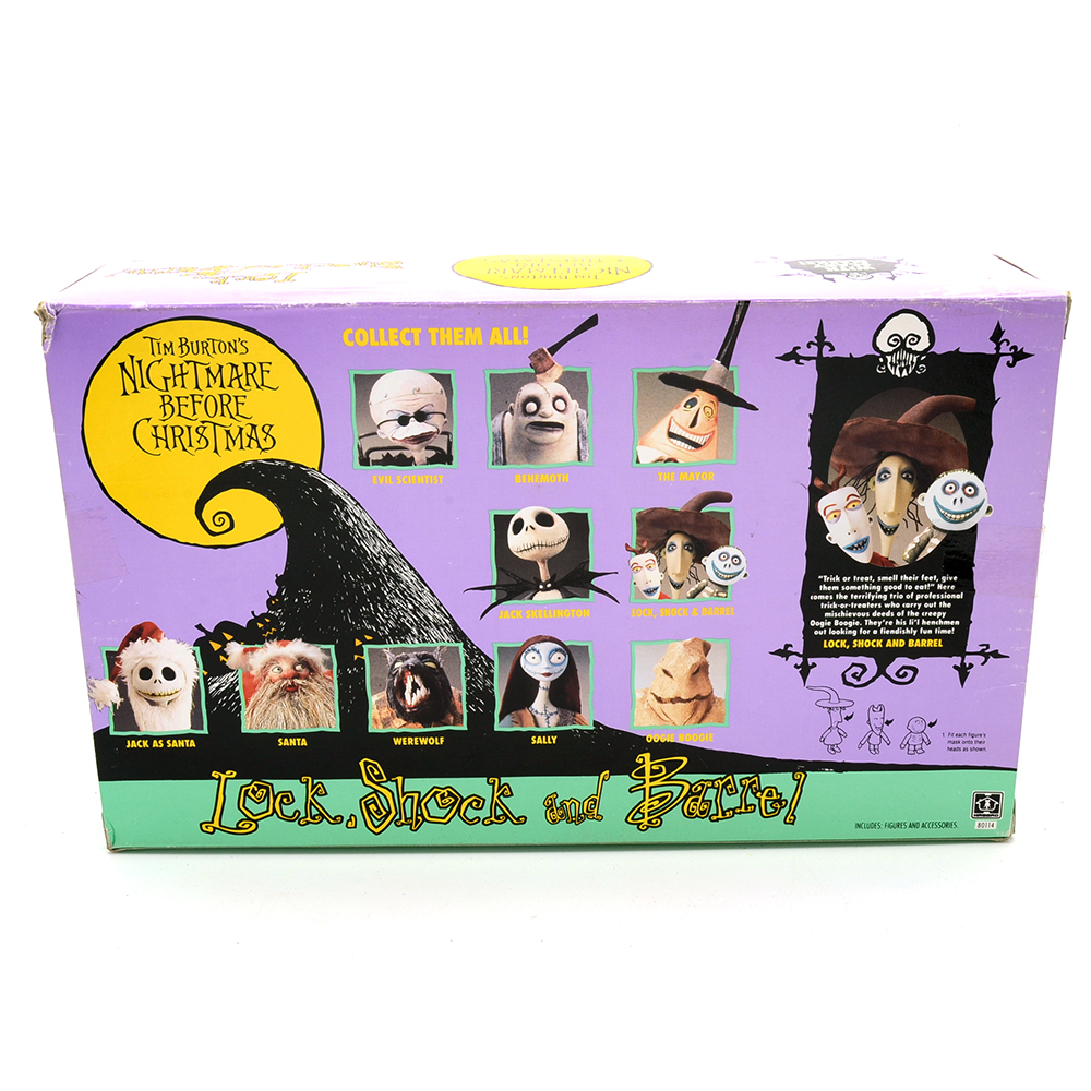 Tim Burton's "Nightmare Before Christmas" Lock, Shock and Barrel Play Set
