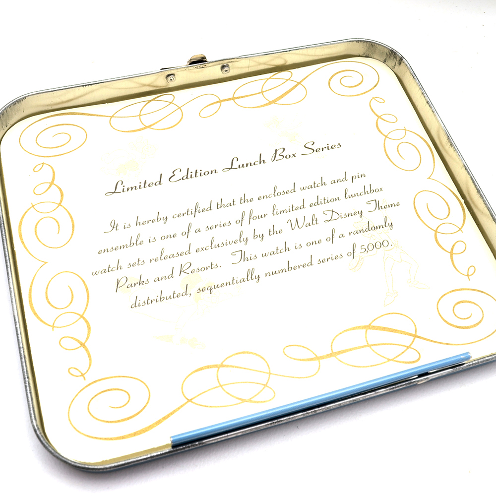 Disney's "Peter Pan" Lunch Box Series Watch and Tinker Bell Pin