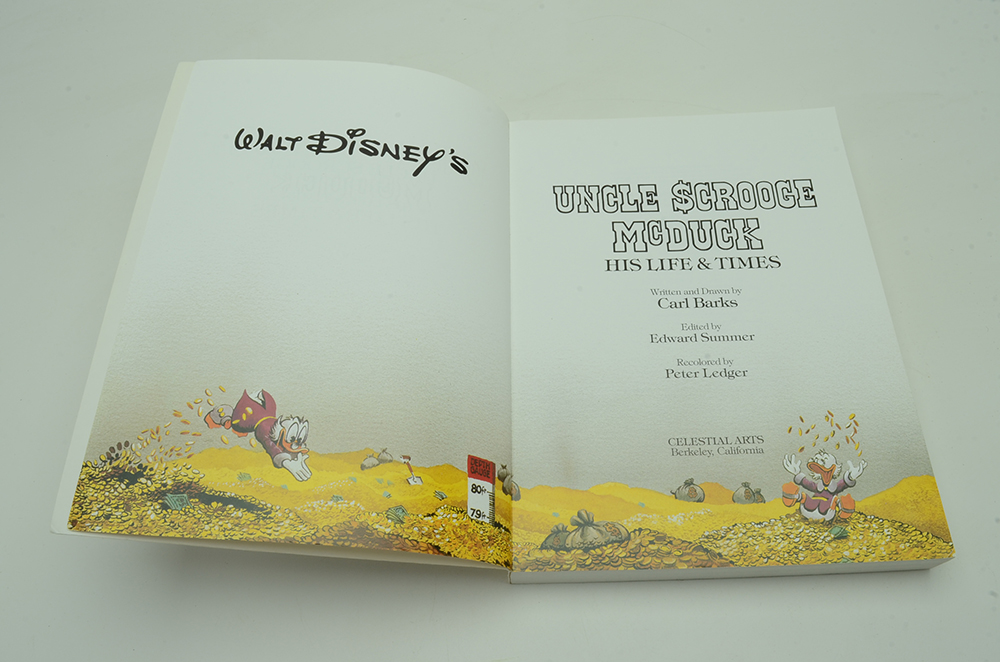 1987 Carl Barks "Walt Disney's Uncle Scrooge McDuck: His Life and Times" First Trade Edition