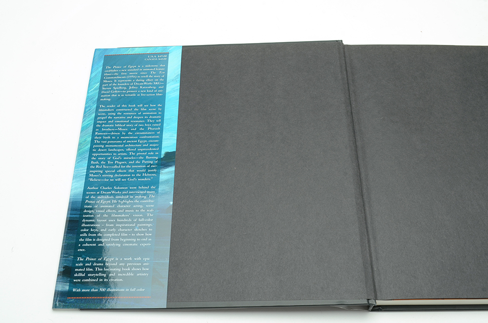 Multiple Animators Signed and Sketched "The Prince of Egypt: A New Vision in Animation"