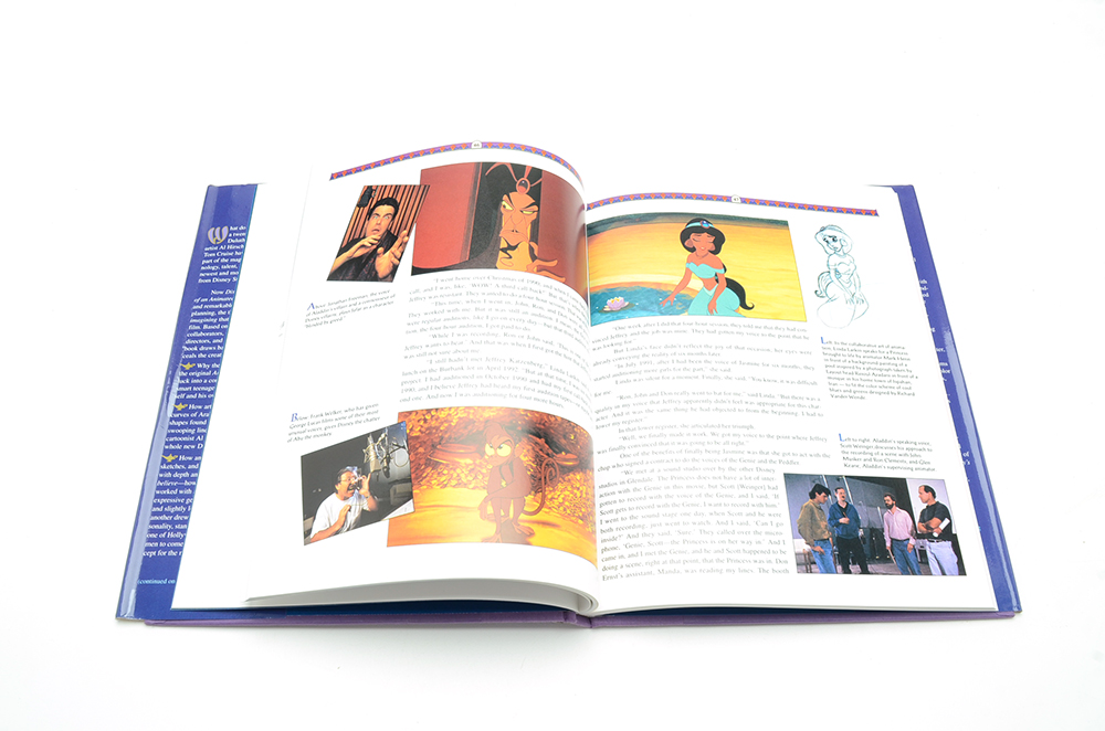 Multiple Animators Signed "Disney's Aladdin: The Making of an Animated Film"