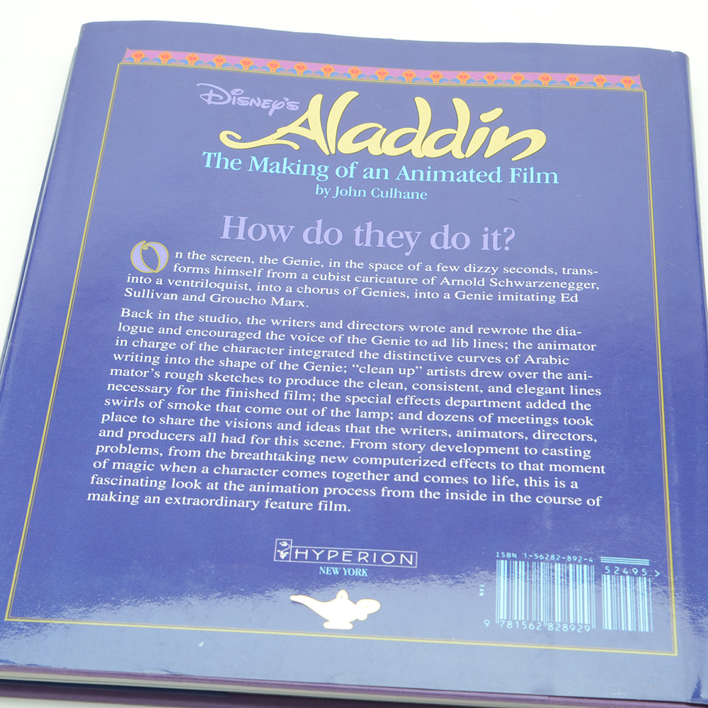 Multiple Animators Signed "Disney's Aladdin: The Making of an Animated Film"