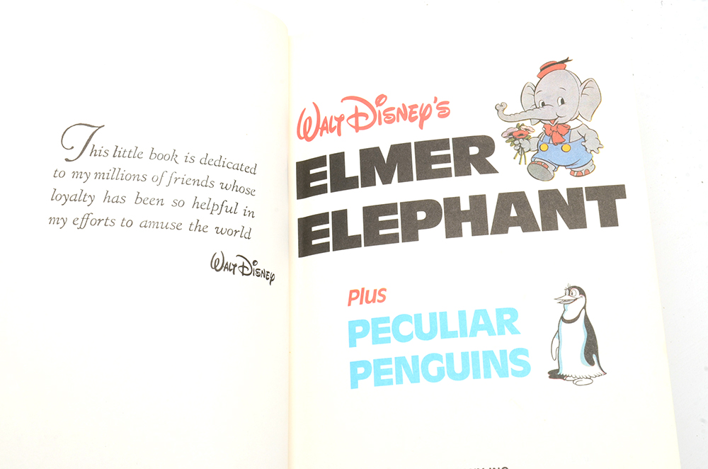 Walt Disney's Elmer Elephant Books and Print