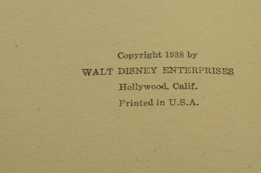 "Walt Disney's Story Of..." 1930s Children's Books and Limited Edition Reproductions