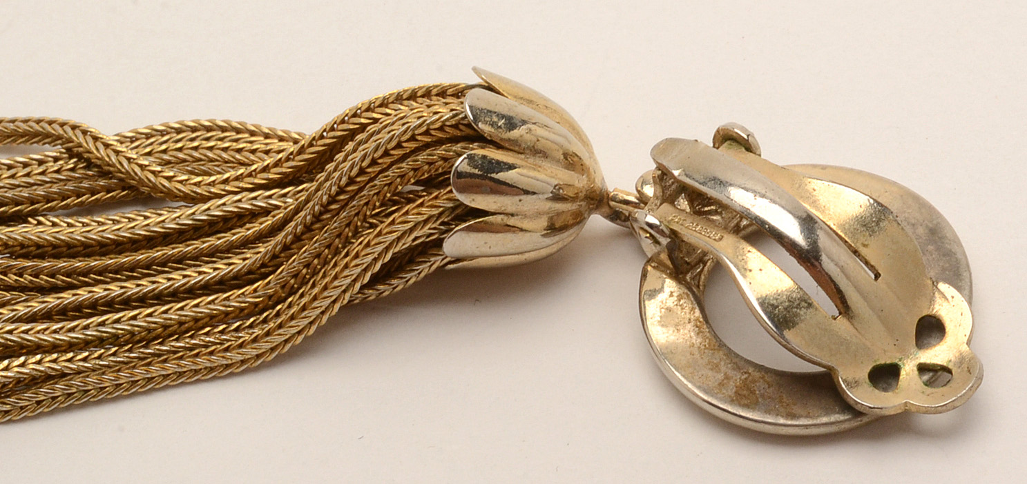 1950s Schiaparelli Tassel Earrings