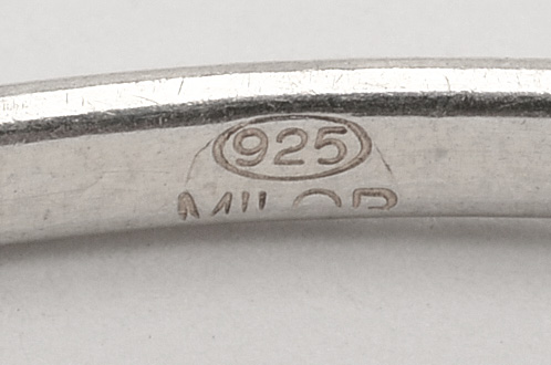 Ten Sterling Silver Bangle Bracelets