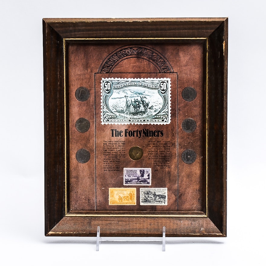 "The Forty Niners" Coin and Stamp Collection