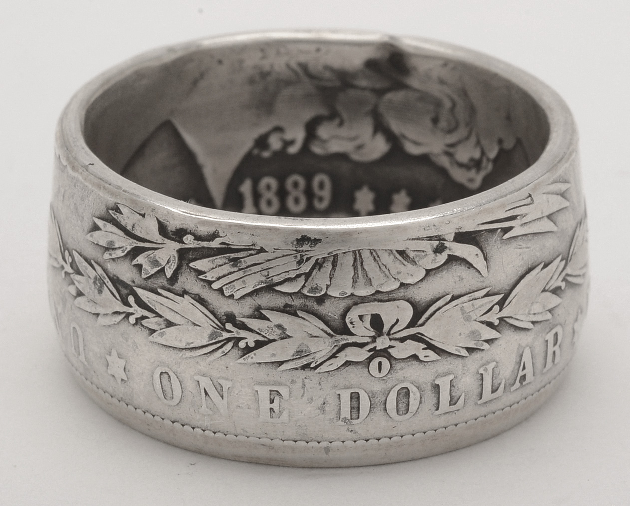 Coin Silver Morgan Dollar Men's Ring