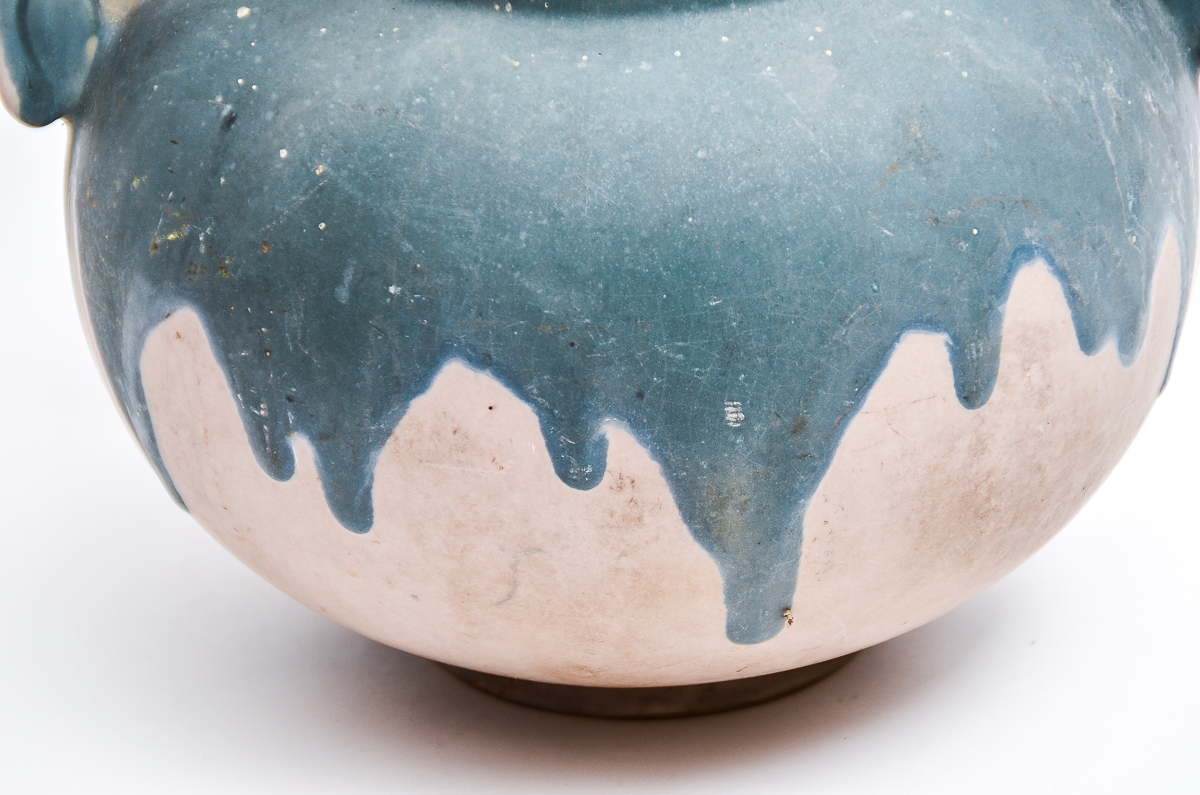 Roseville Pottery Double Handled Carnelian I Vase