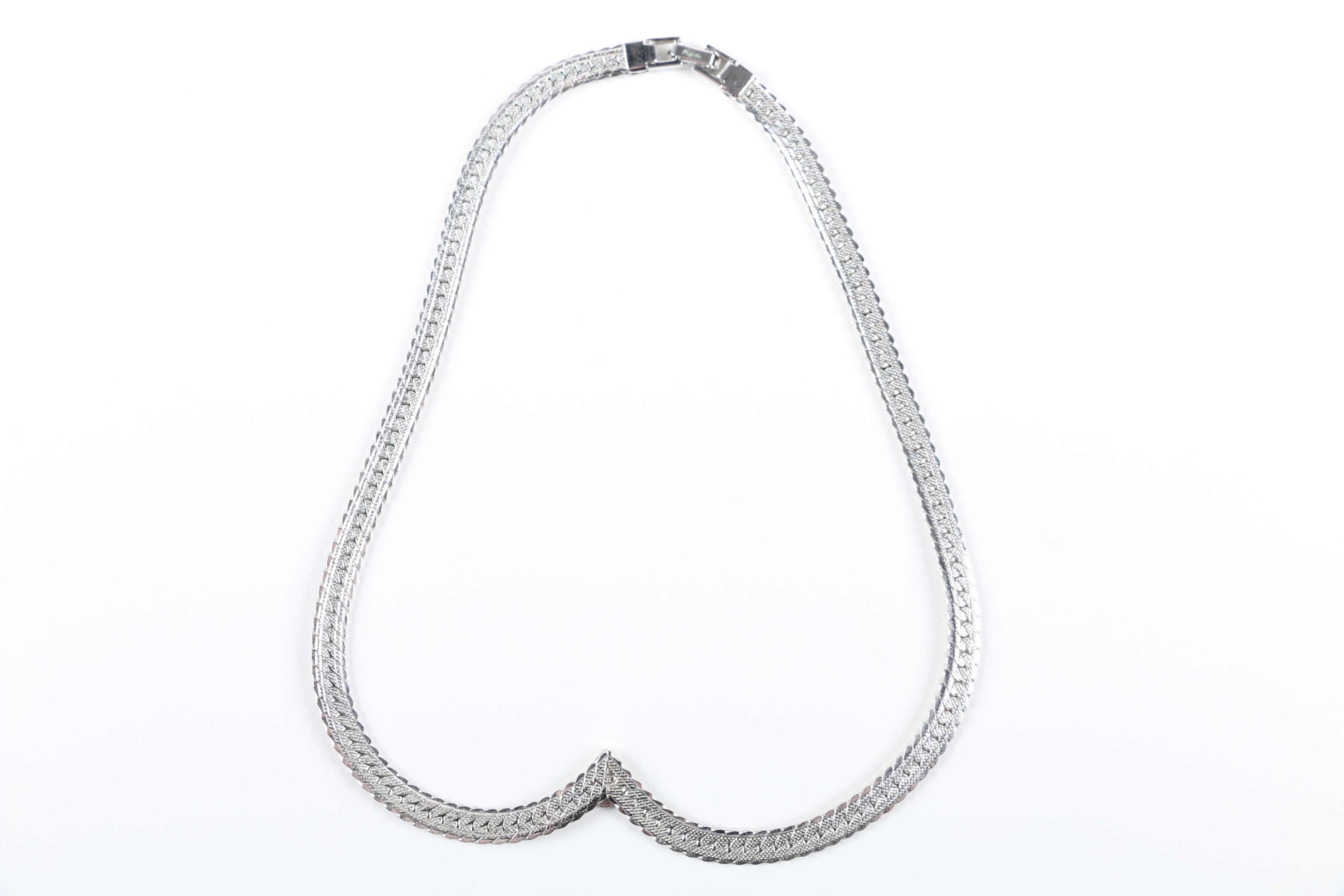 Rhinestone and Silver Tone Jewelry Including Ledo and Lisner