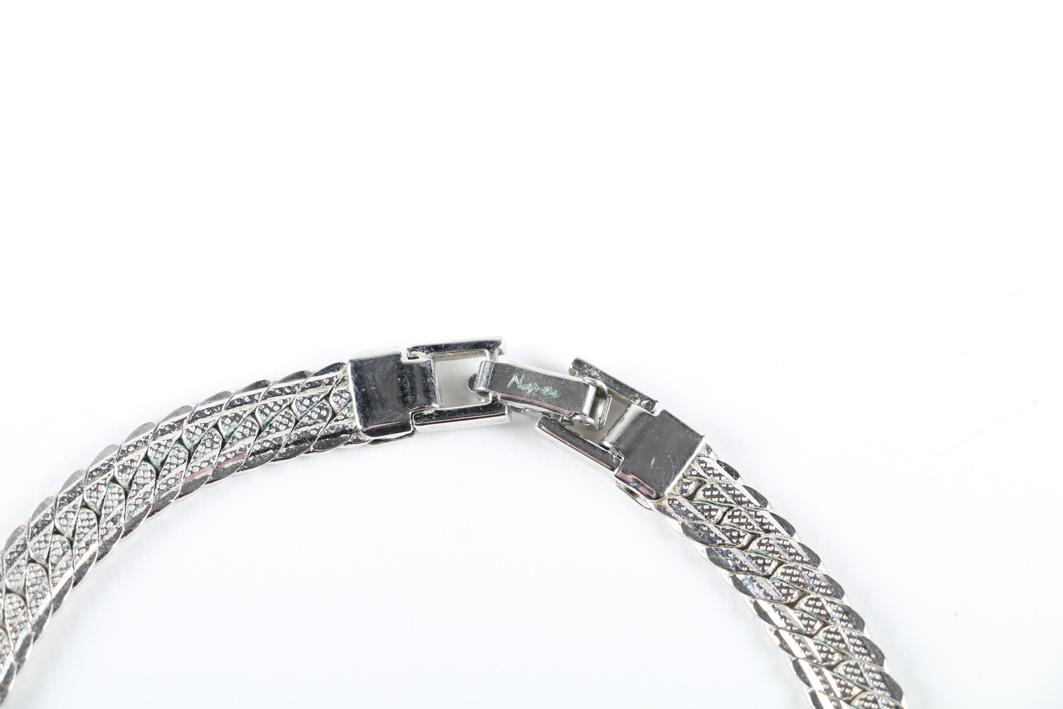 Rhinestone and Silver Tone Jewelry Including Ledo and Lisner