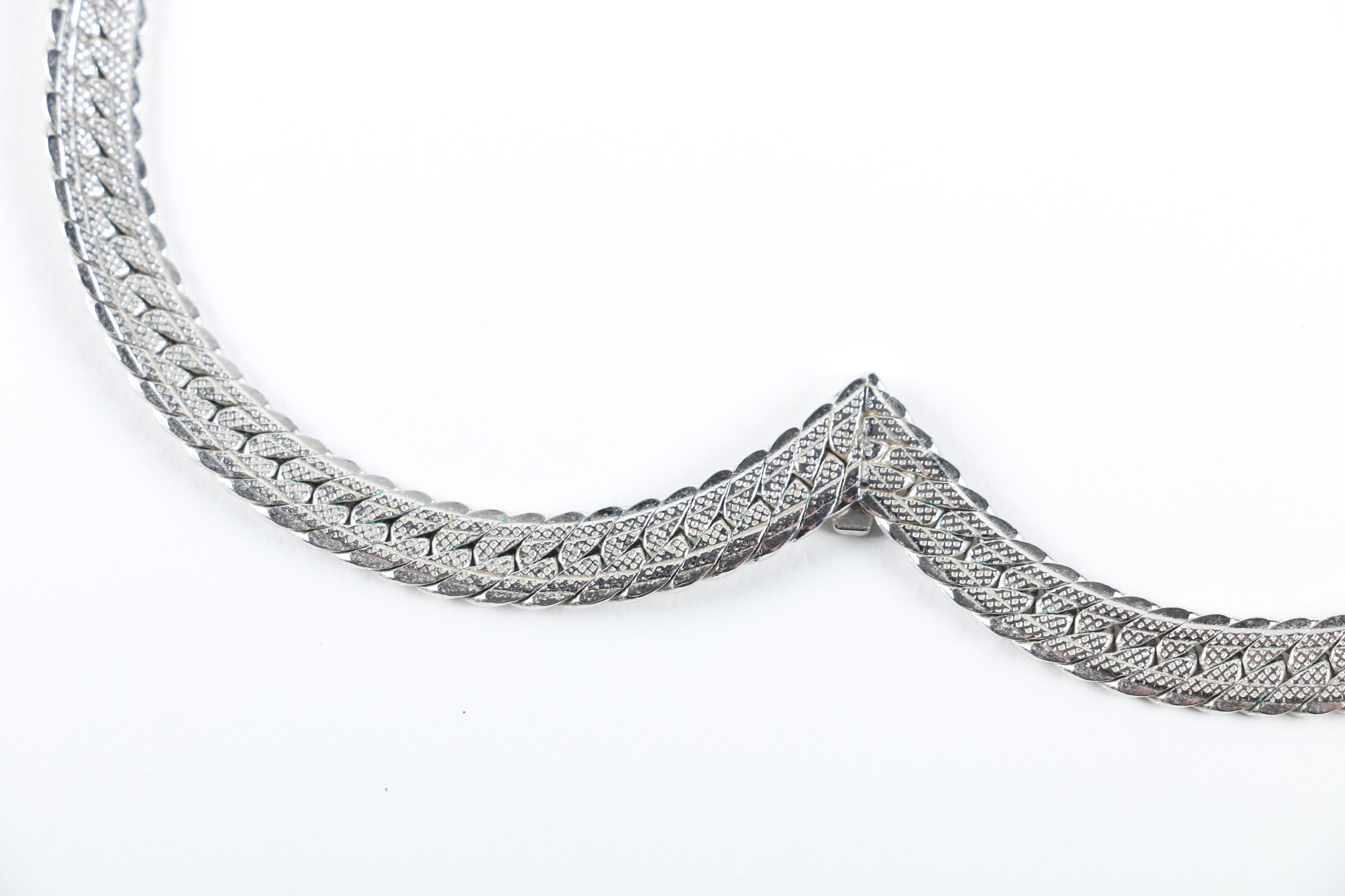 Rhinestone and Silver Tone Jewelry Including Ledo and Lisner