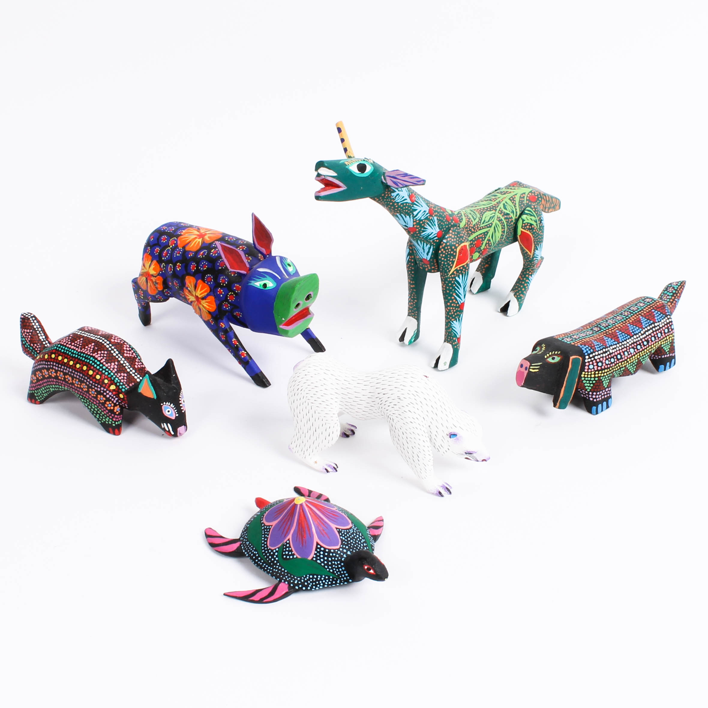 Peruvian Wood and Fabric Decor