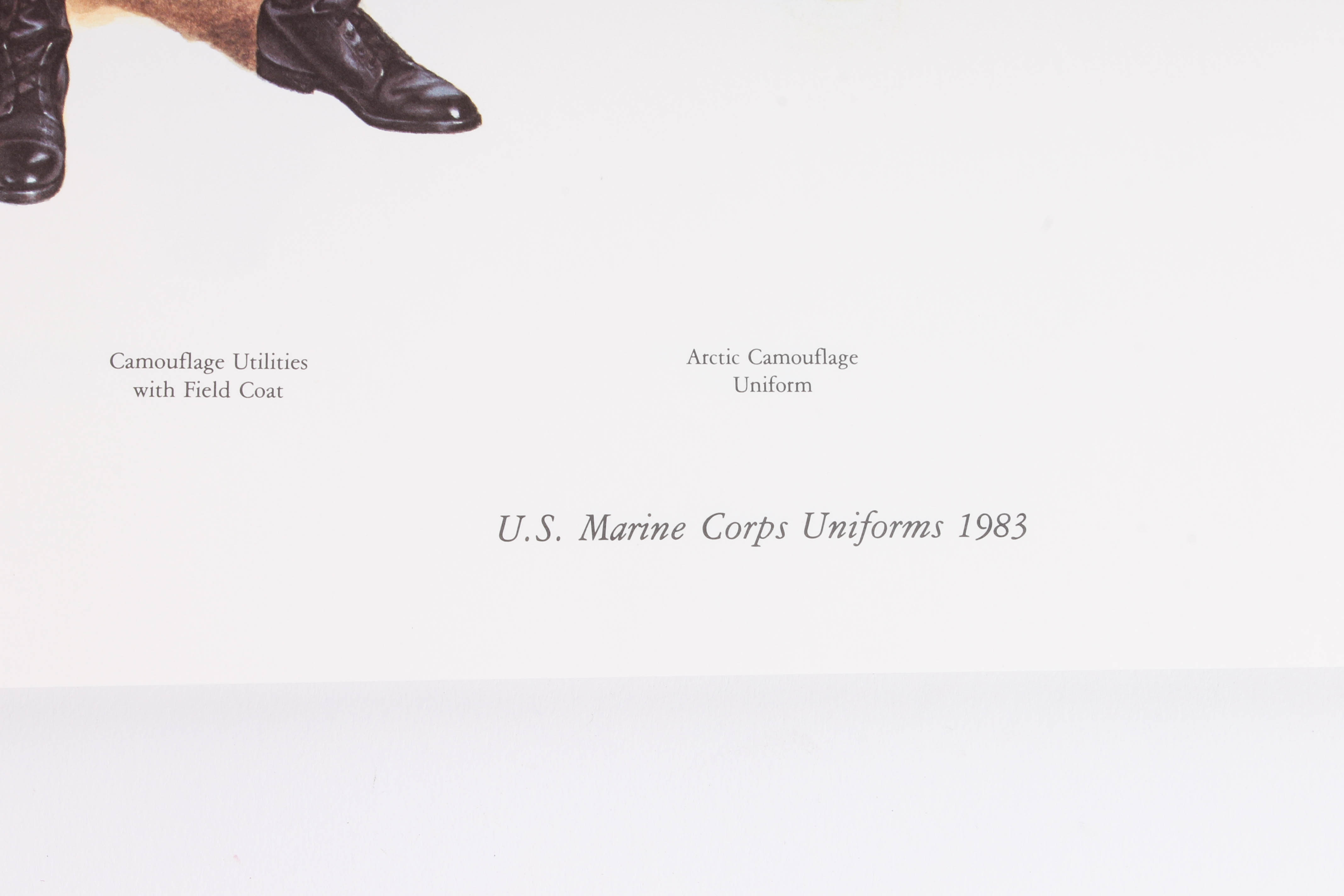 Captain Donna J. Neary Print Folio Depicting U.S. Marine Corps Uniforms