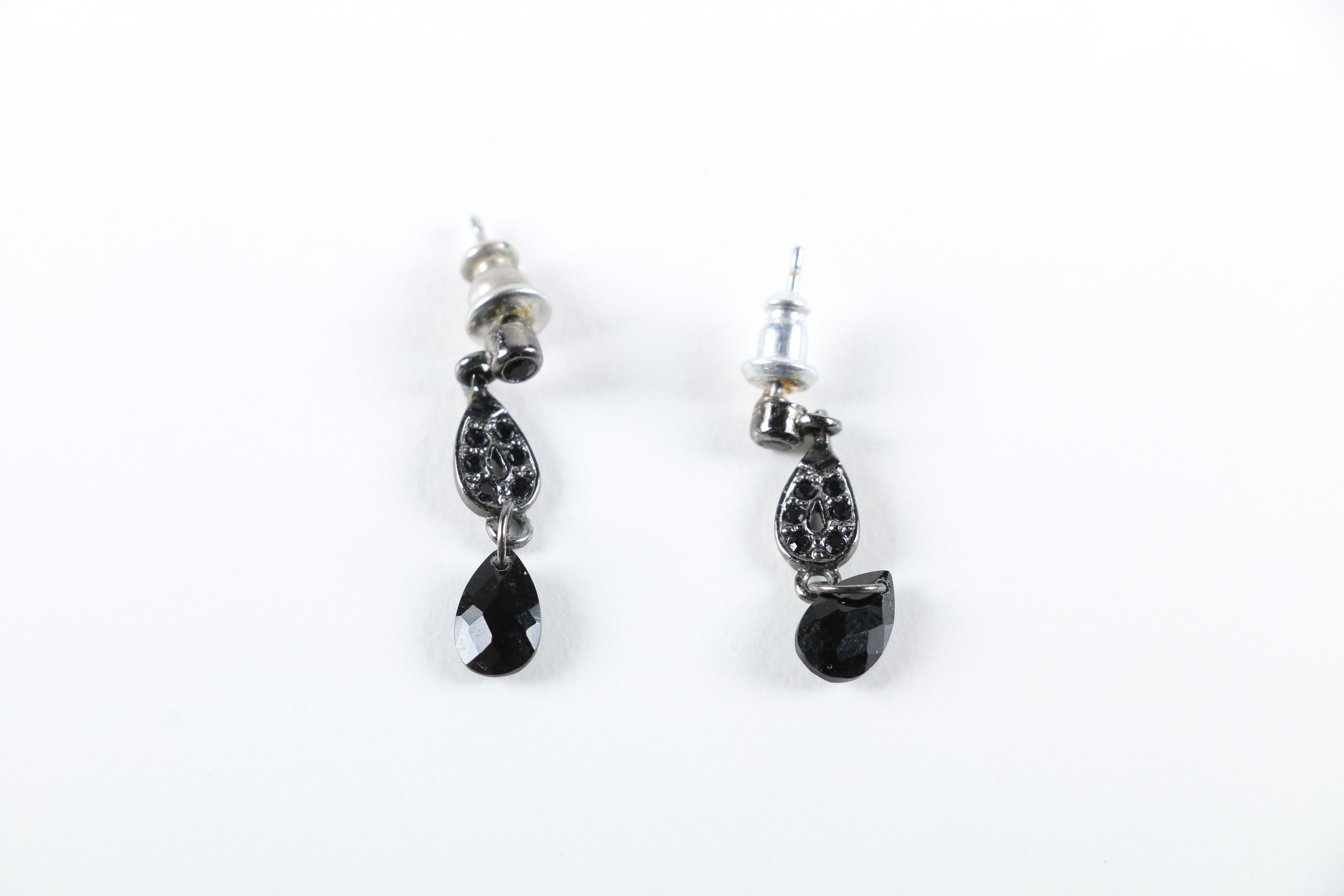 Gun Metal and Black Beaded Jewelry