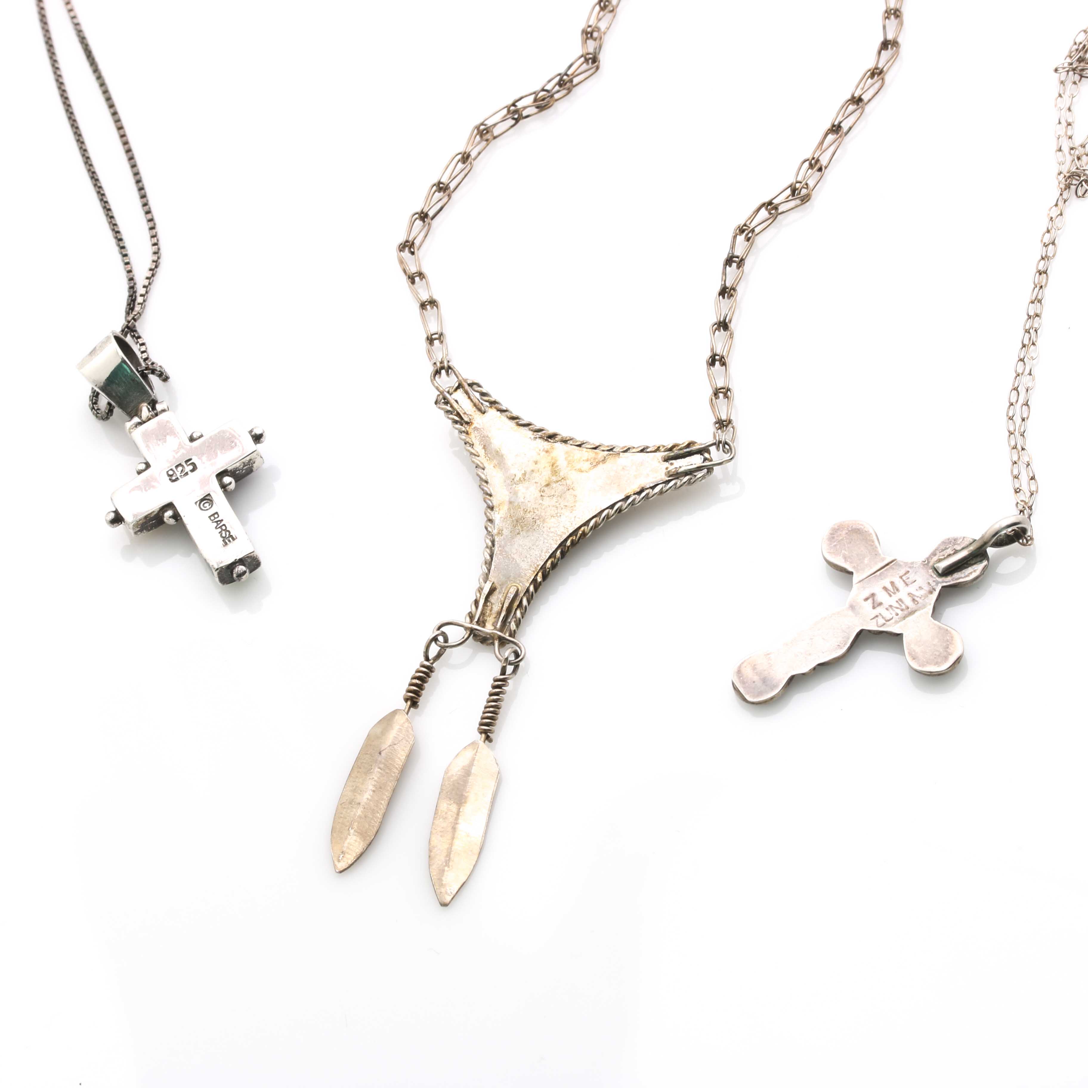 Sterling Silver Southwestern Style and Native American Artisan Gemstone Jewelry