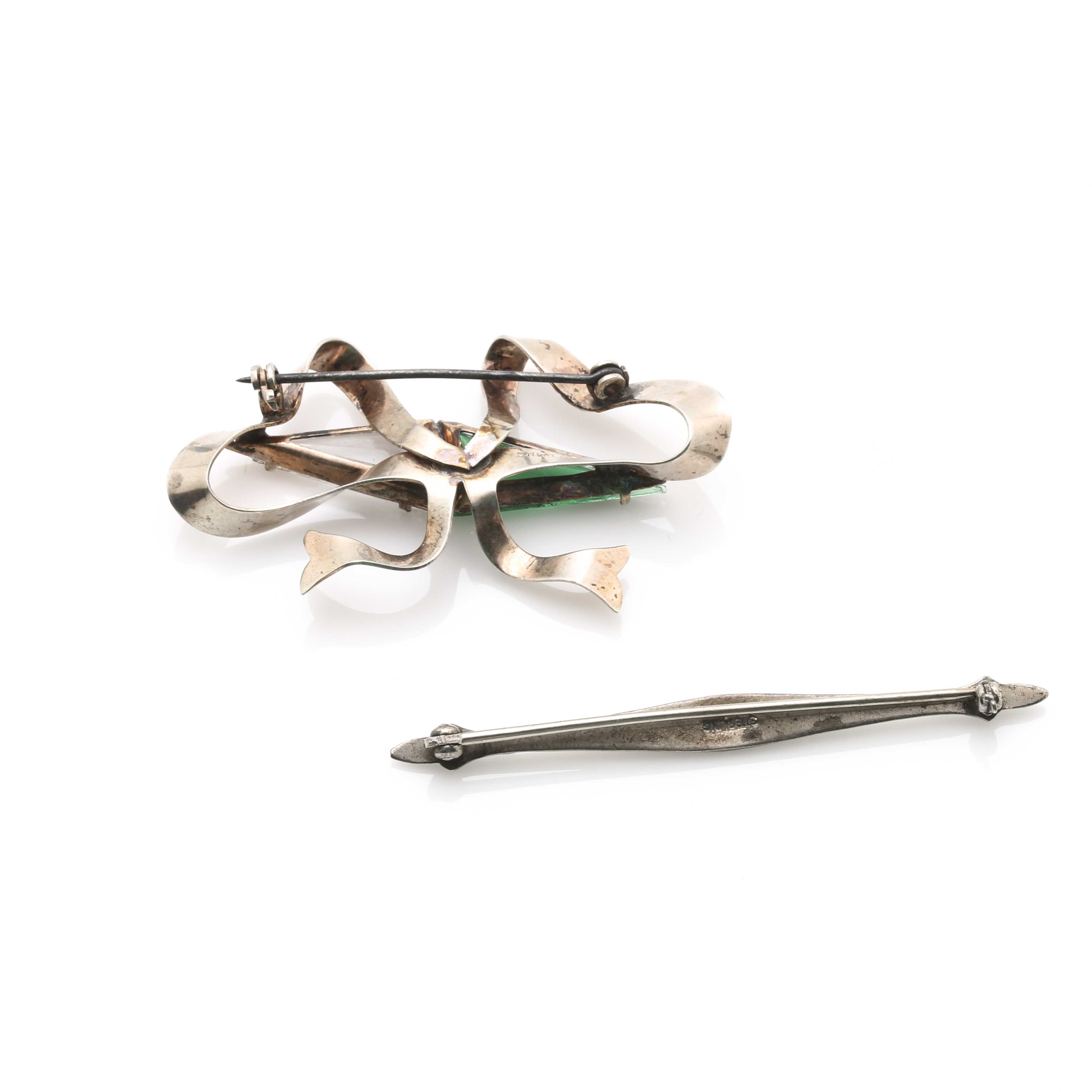 Assortment of Sterling Silver Jewelry With Gemstones and Glass