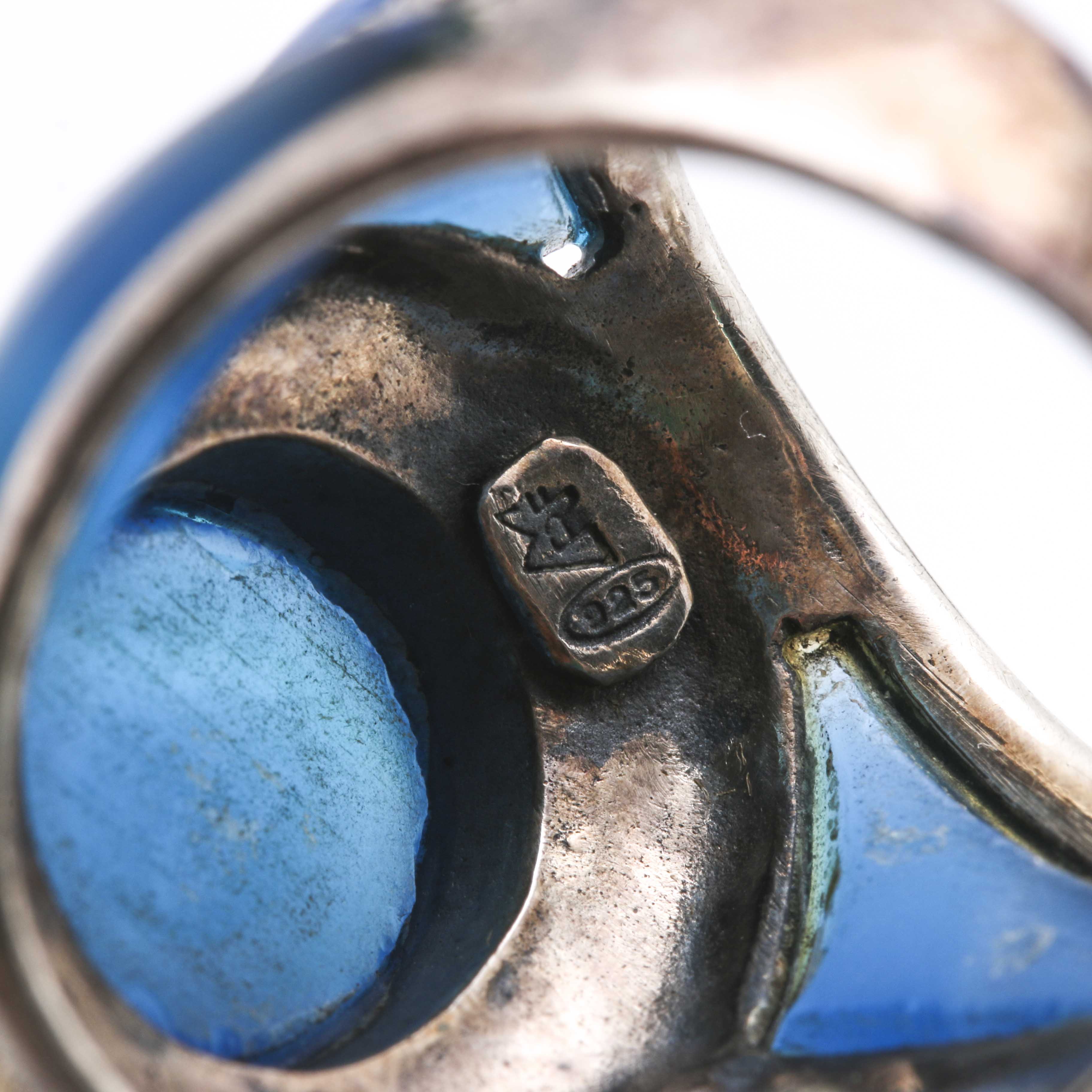 Assortment of Sterling Silver Jewelry With Gemstones and Glass