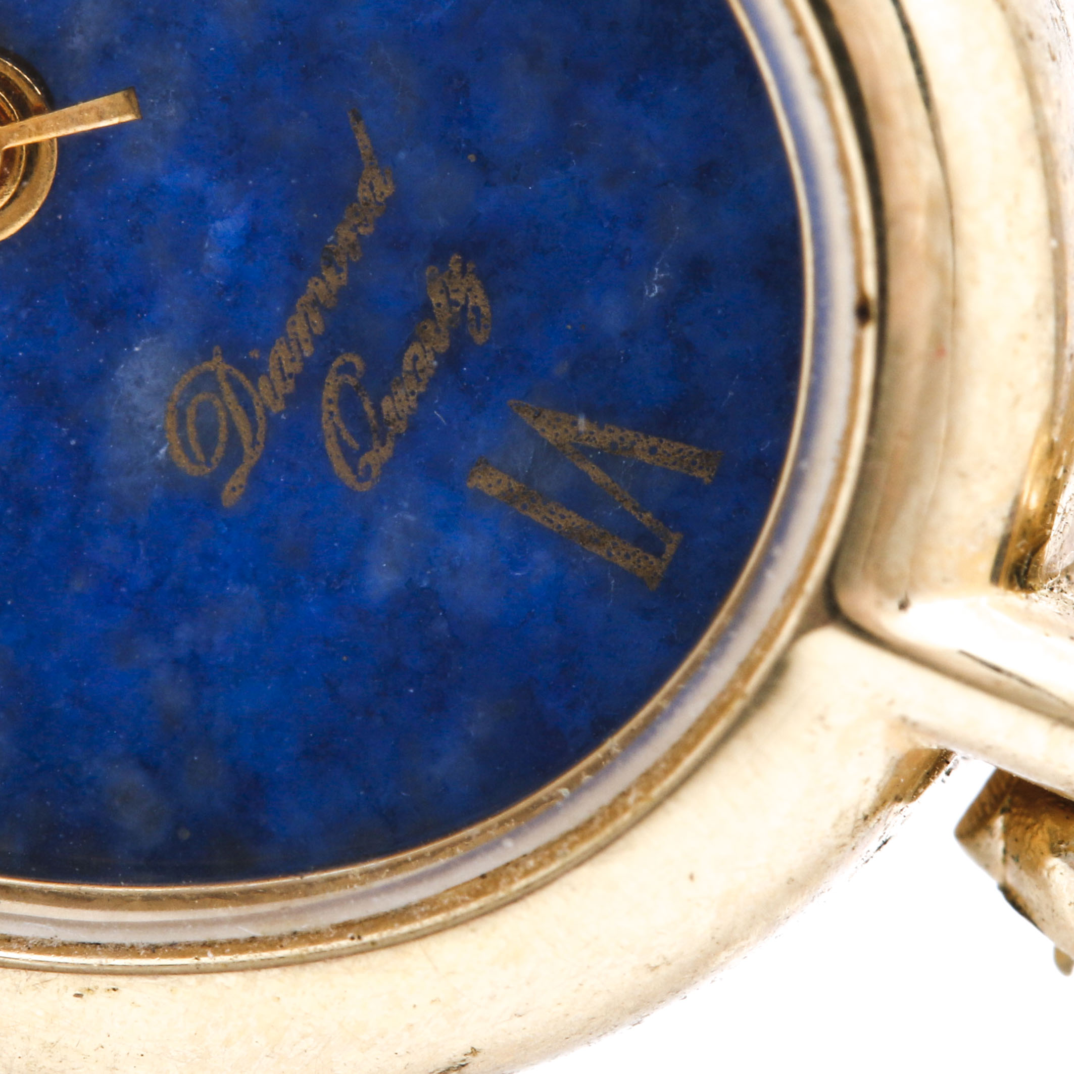 Lapis Lazuli Lucoral Diamond Quartz Watch