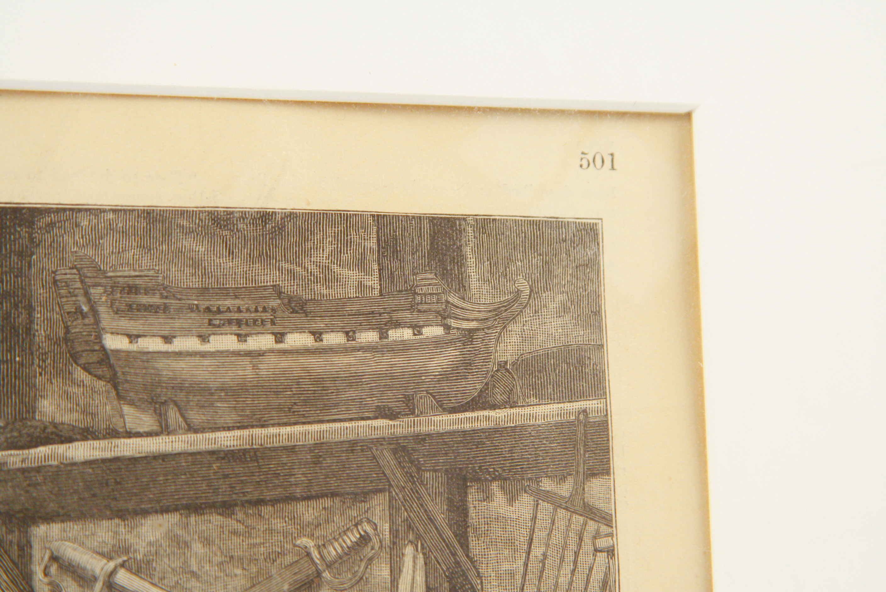 1886 Framed Harper's Weekly Folio Lithograph on Paper