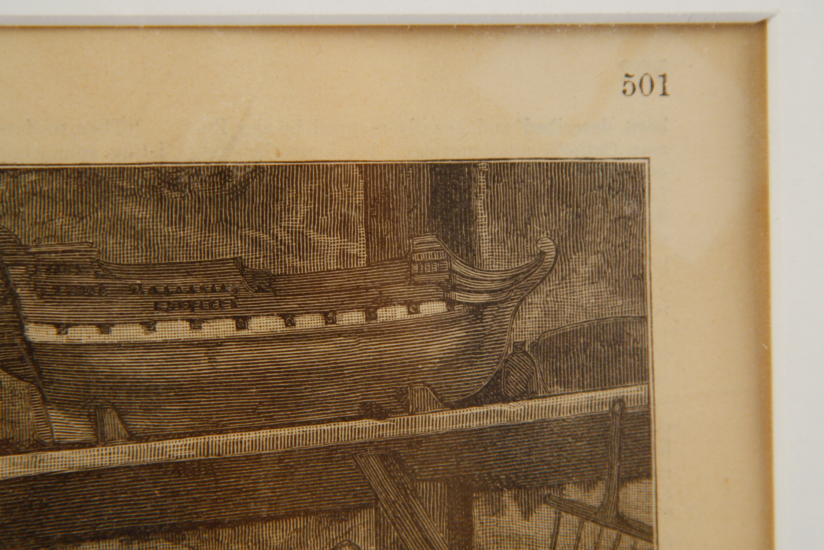 1886 Framed Harper's Weekly Folio Lithograph on Paper