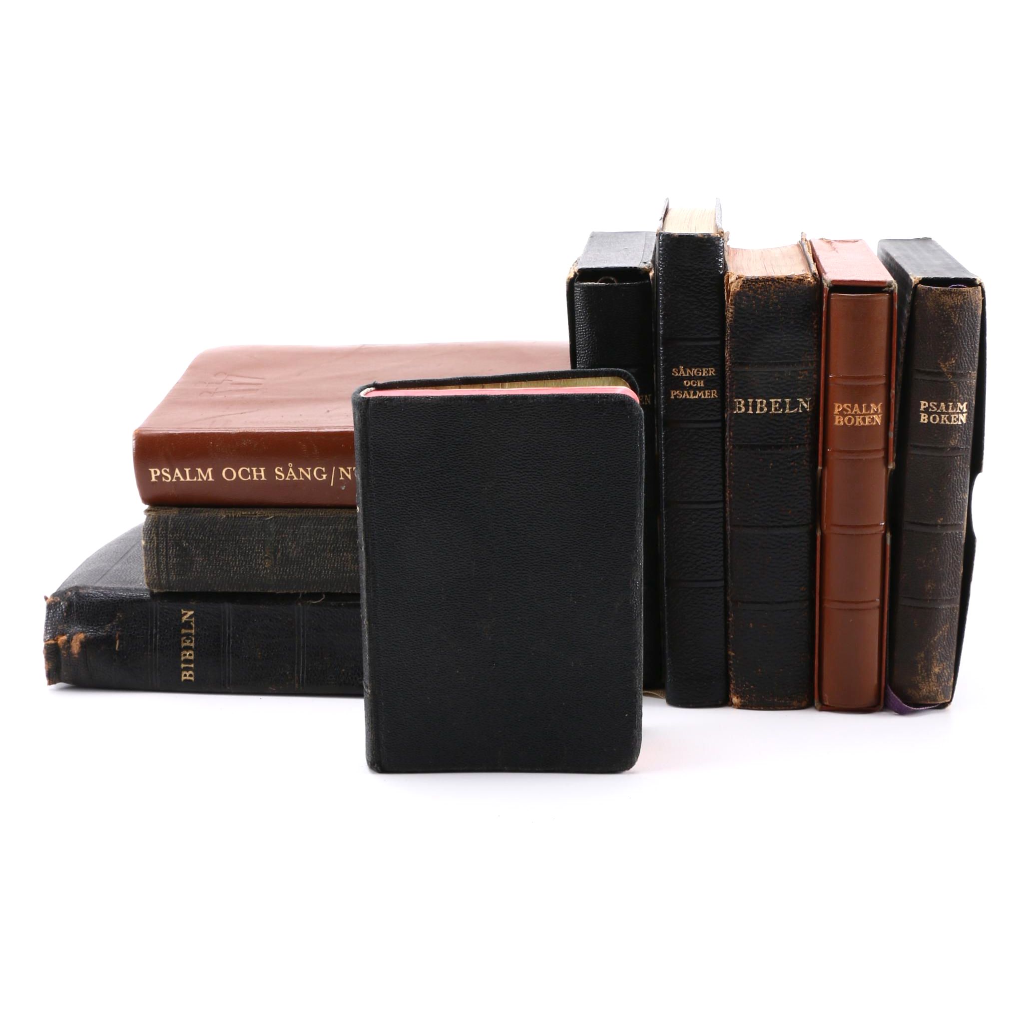 Swedish Bibles and Hymnals
