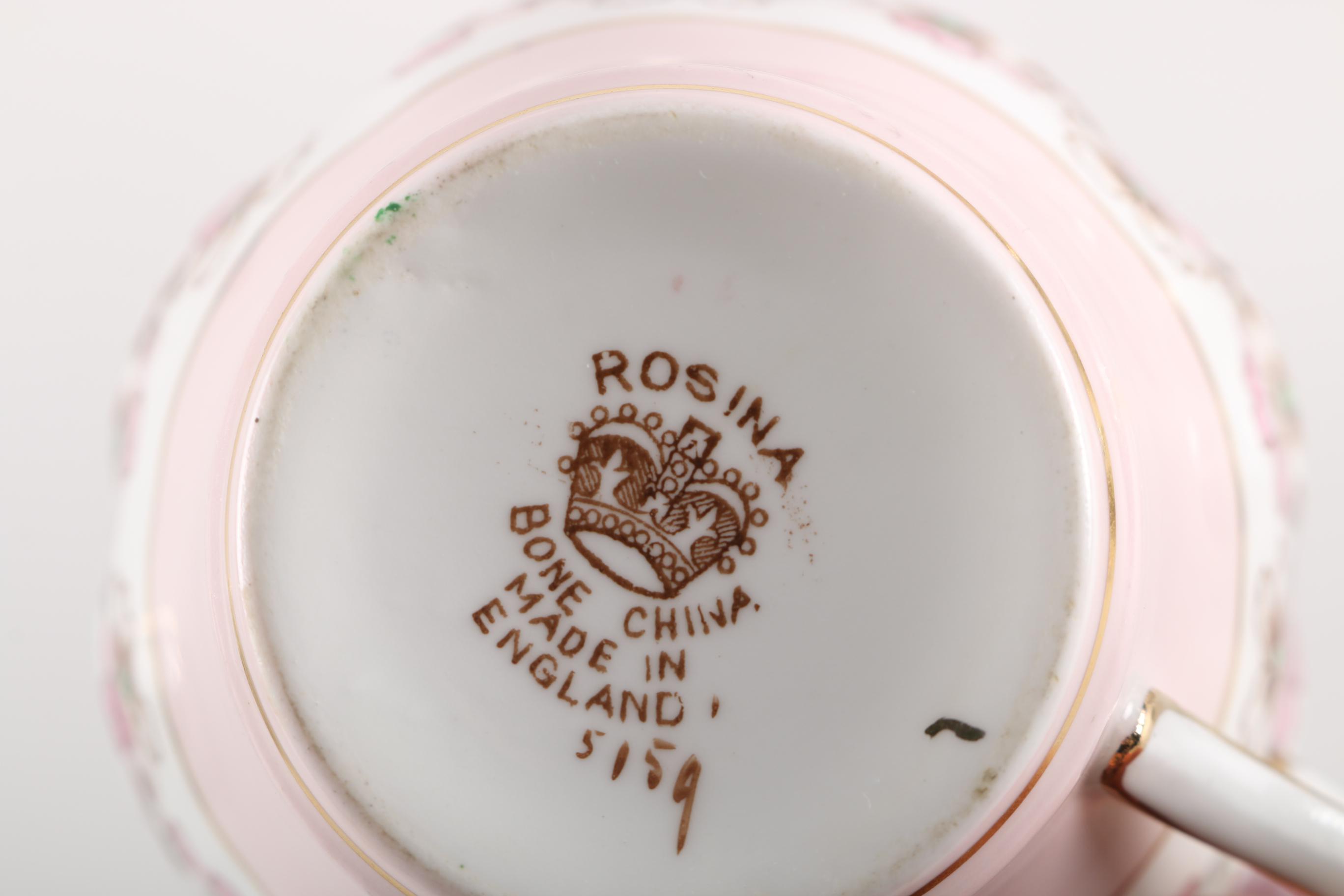 Collection of China and Porcelain Teacups and Saucers Featuring Lefton and Haviland