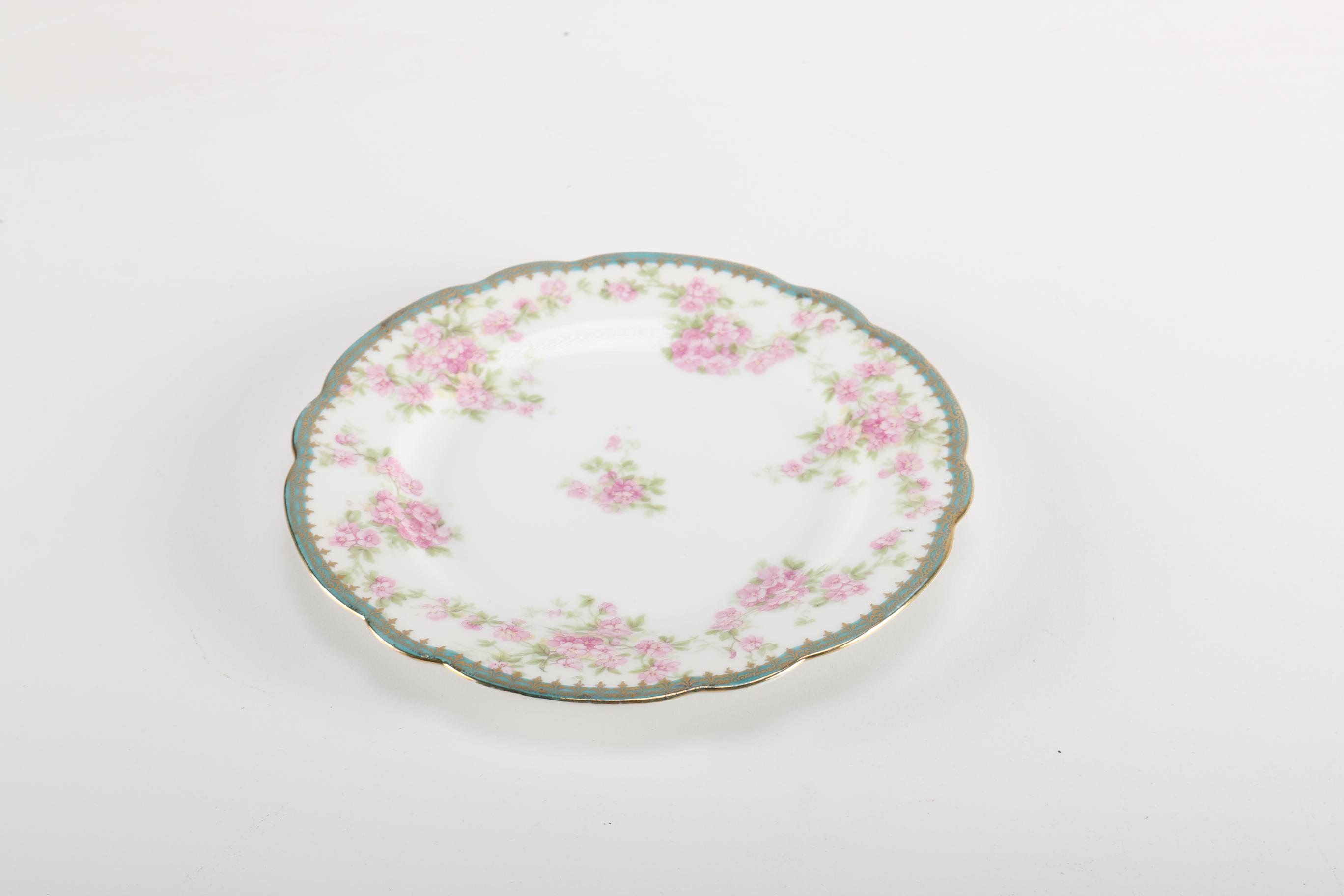 Collection of China and Porcelain Teacups and Saucers Featuring Lefton and Haviland