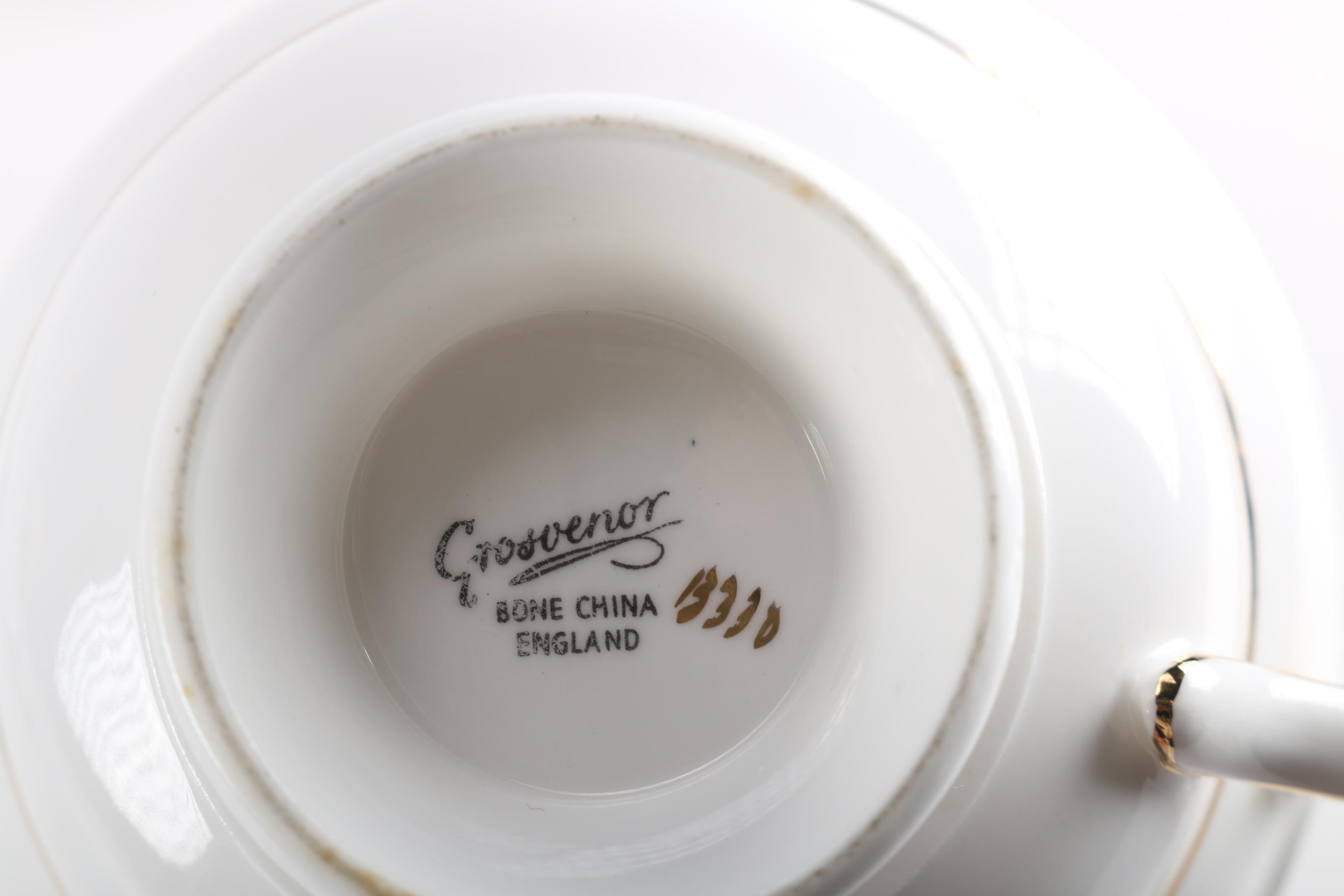 Collection of China and Porcelain Teacups and Saucers Featuring Lefton and Haviland