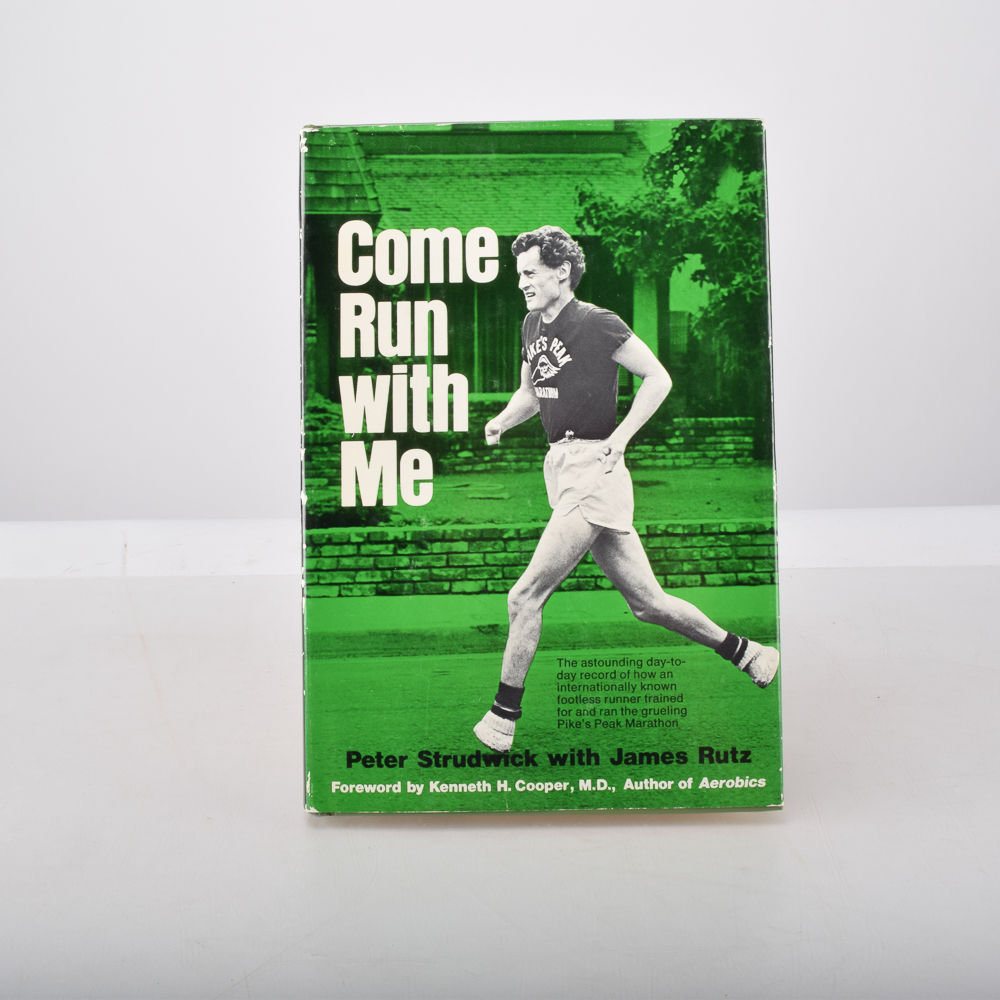 Autographed First Edition "Come Run With Me" by Peter Strudwick with James Rutz