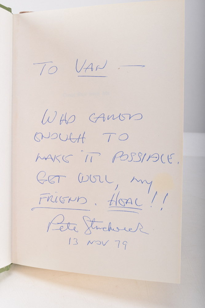 Autographed First Edition "Come Run With Me" by Peter Strudwick with James Rutz