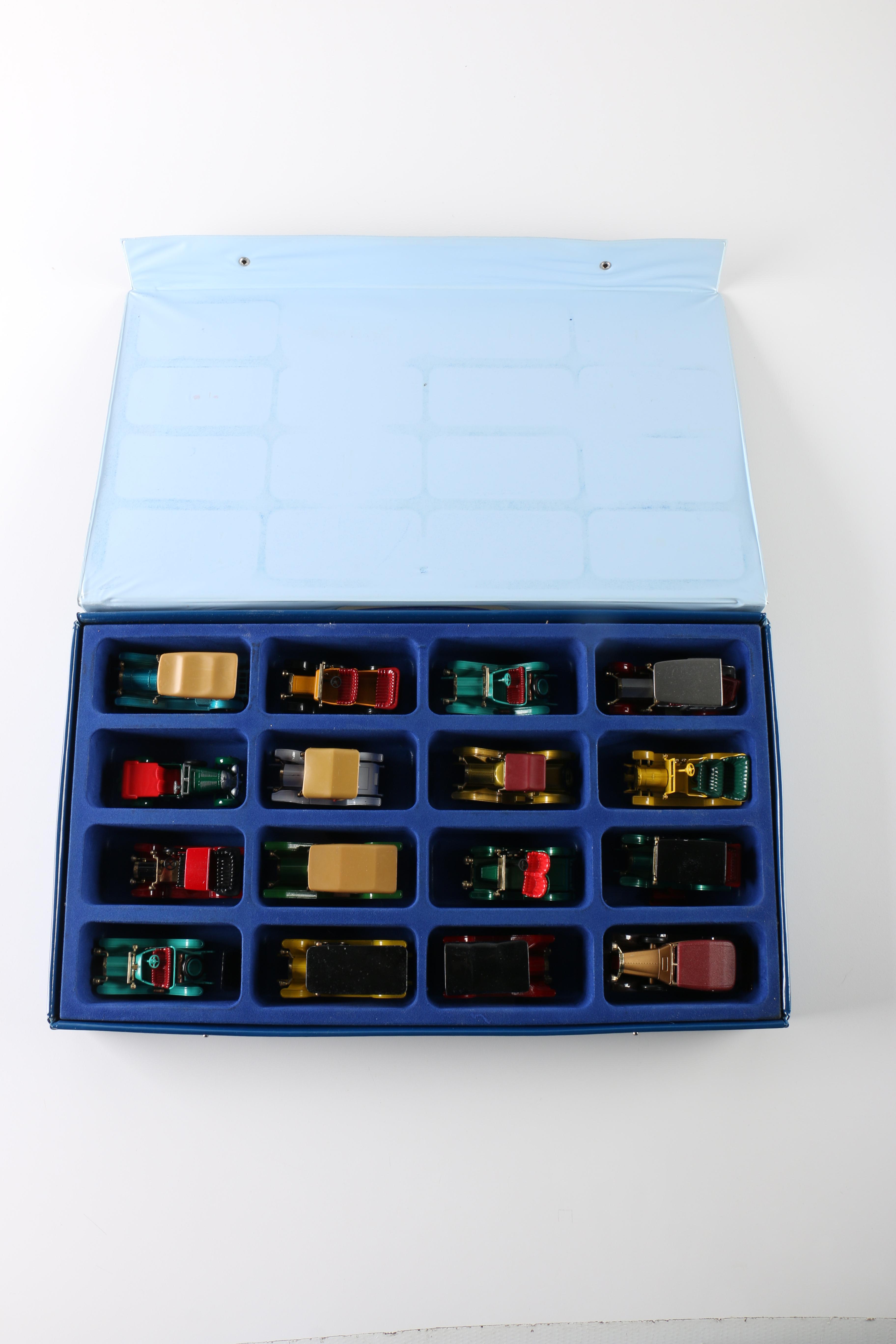 Matchbox "Models of Yesteryear" Die-Cast Cars in Case Circa 1969