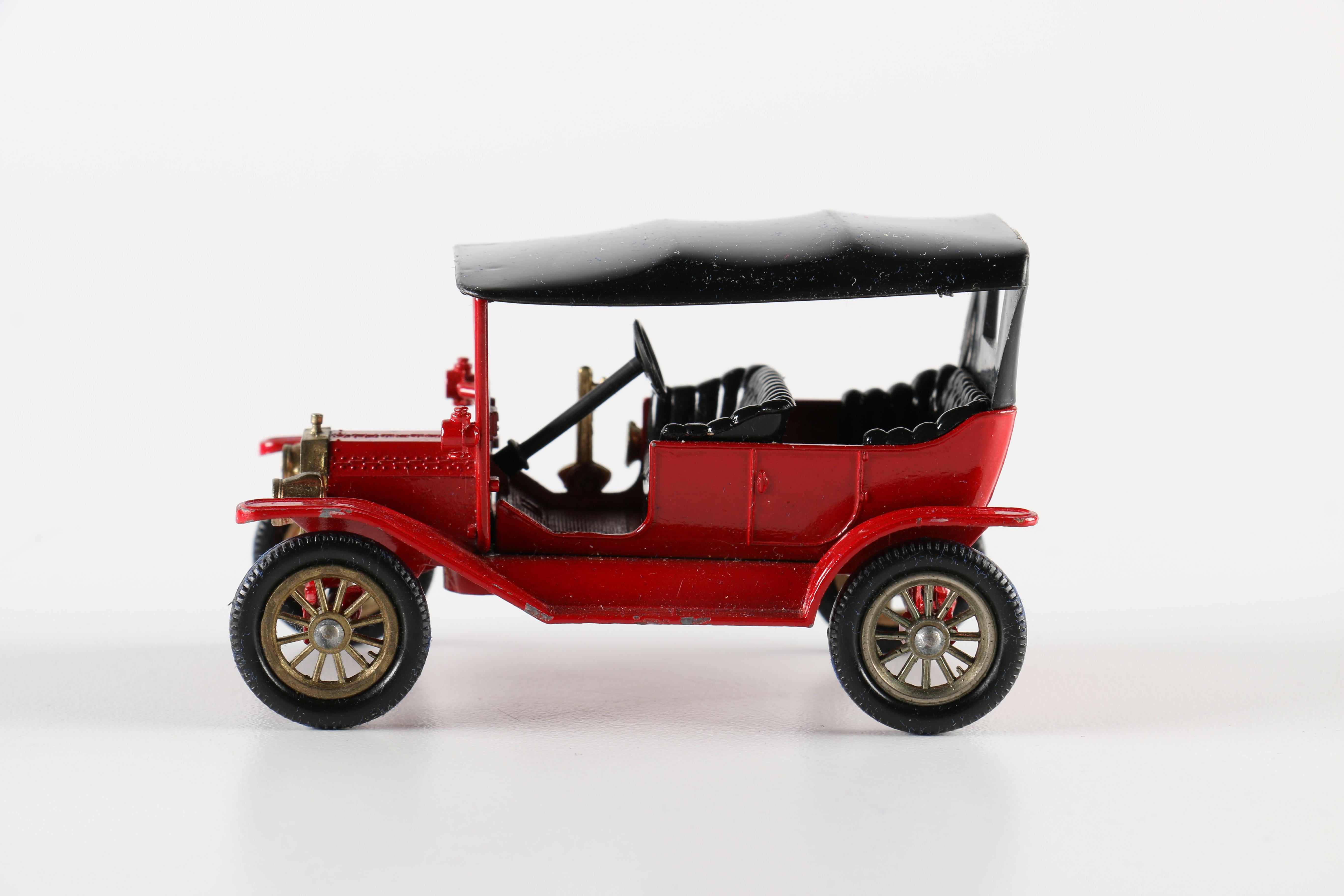 Matchbox "Models of Yesteryear" Die-Cast Cars in Case Circa 1969