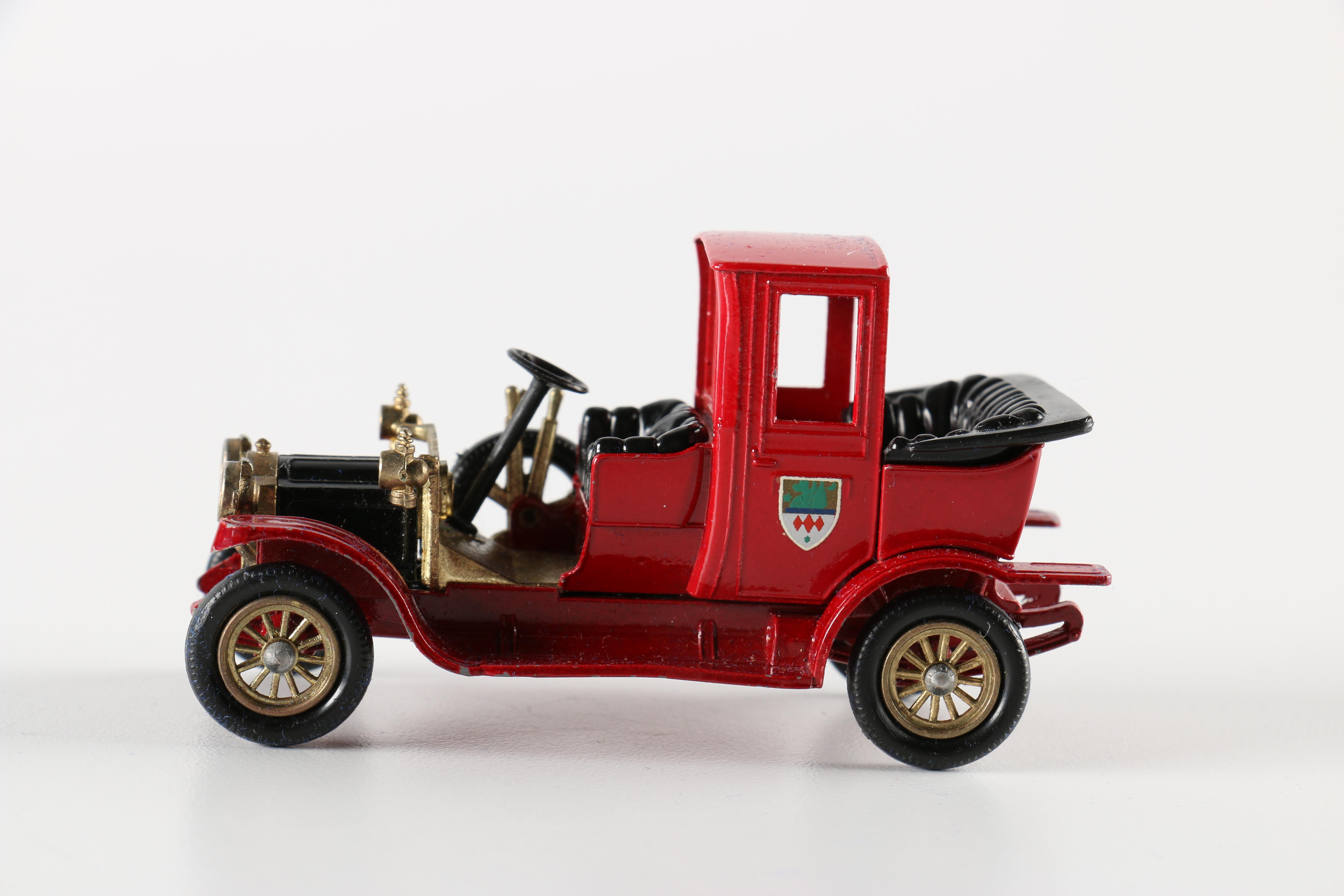 Matchbox "Models of Yesteryear" Die-Cast Cars in Case Circa 1969